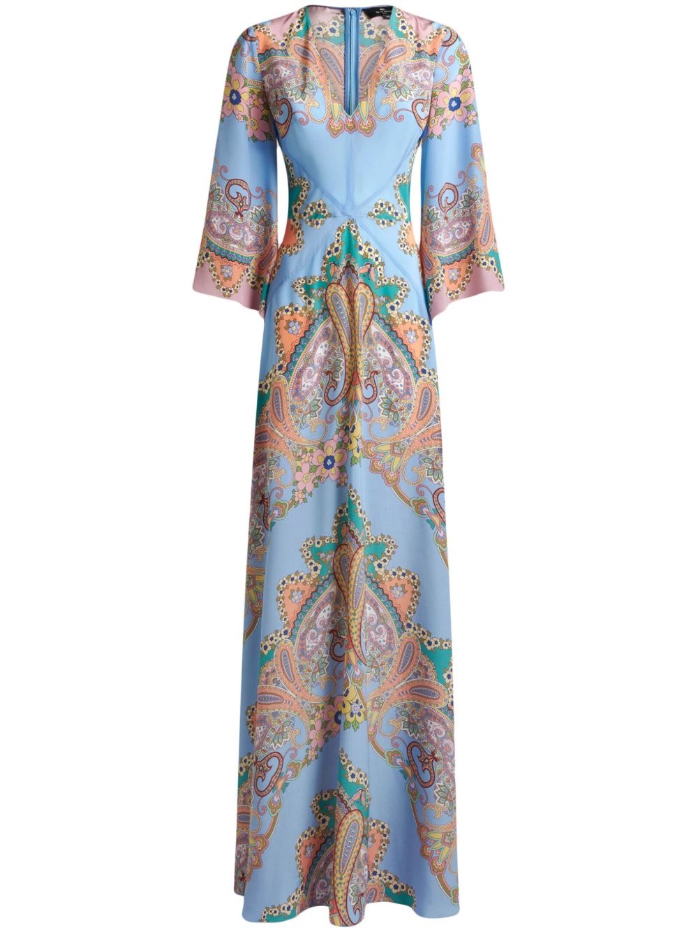 paisley-print maxi dress - 1