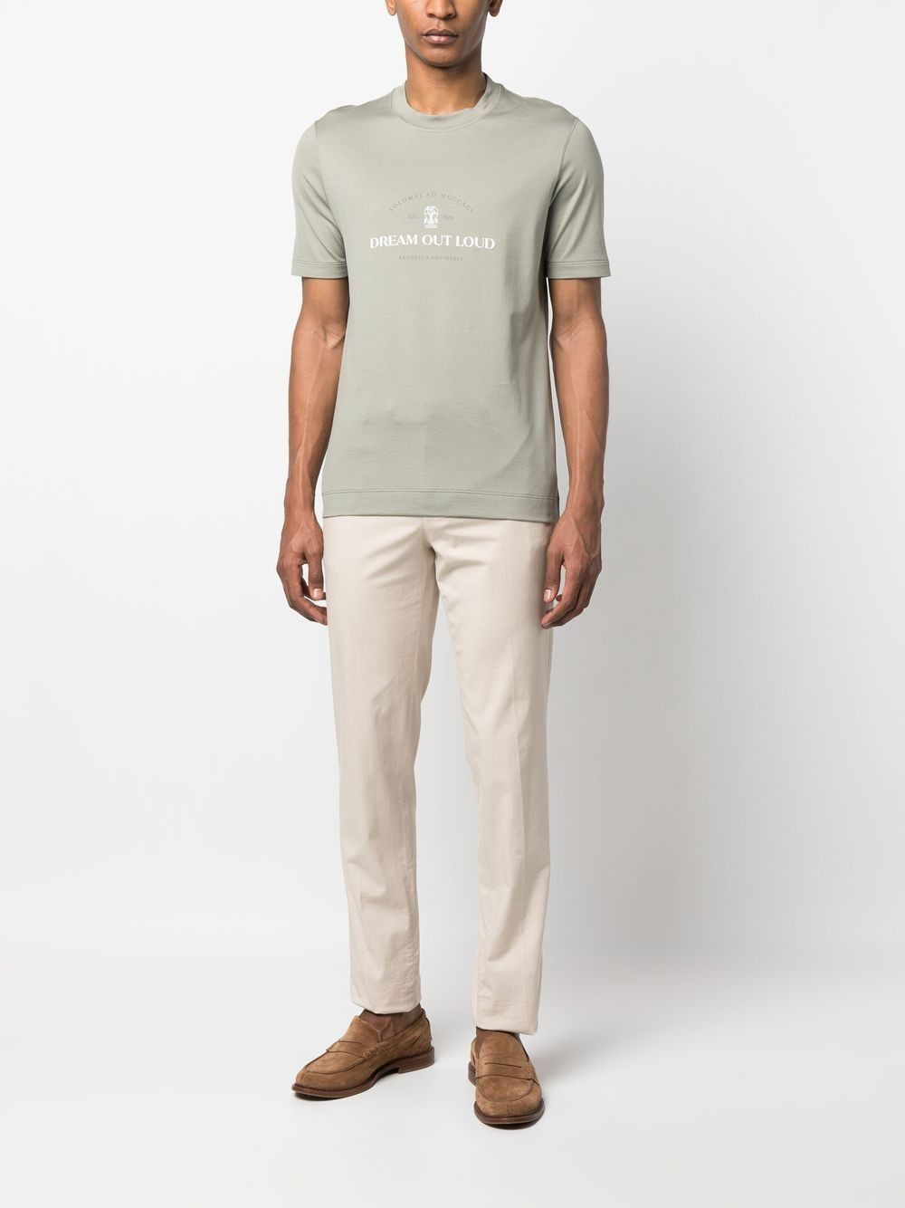 slogan-print cotton T-shirt - 2