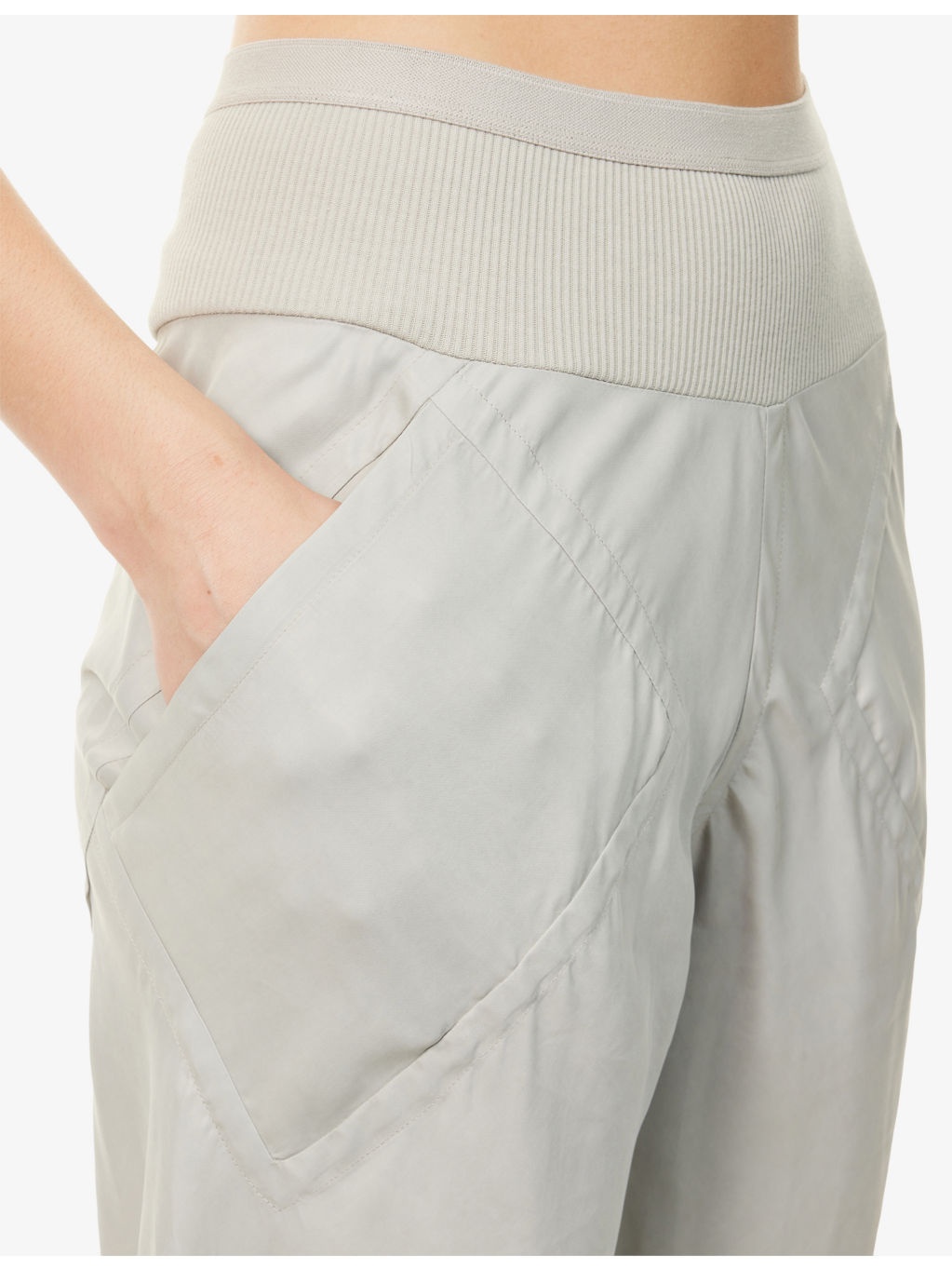 Bias Straight-Leg Woven Trousers - 5