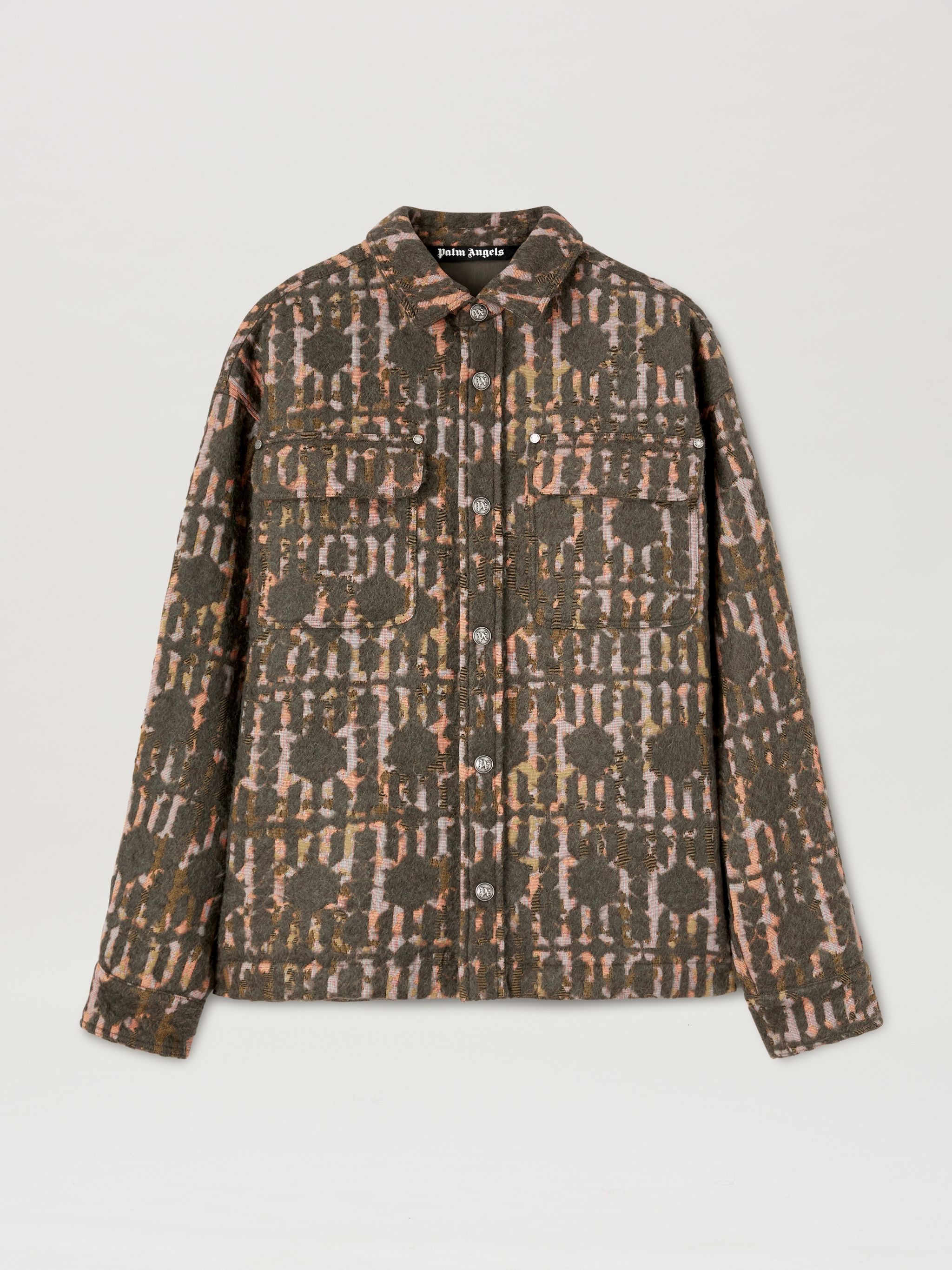 BRUSHED MONOGRAM OVERSHIRT - 1