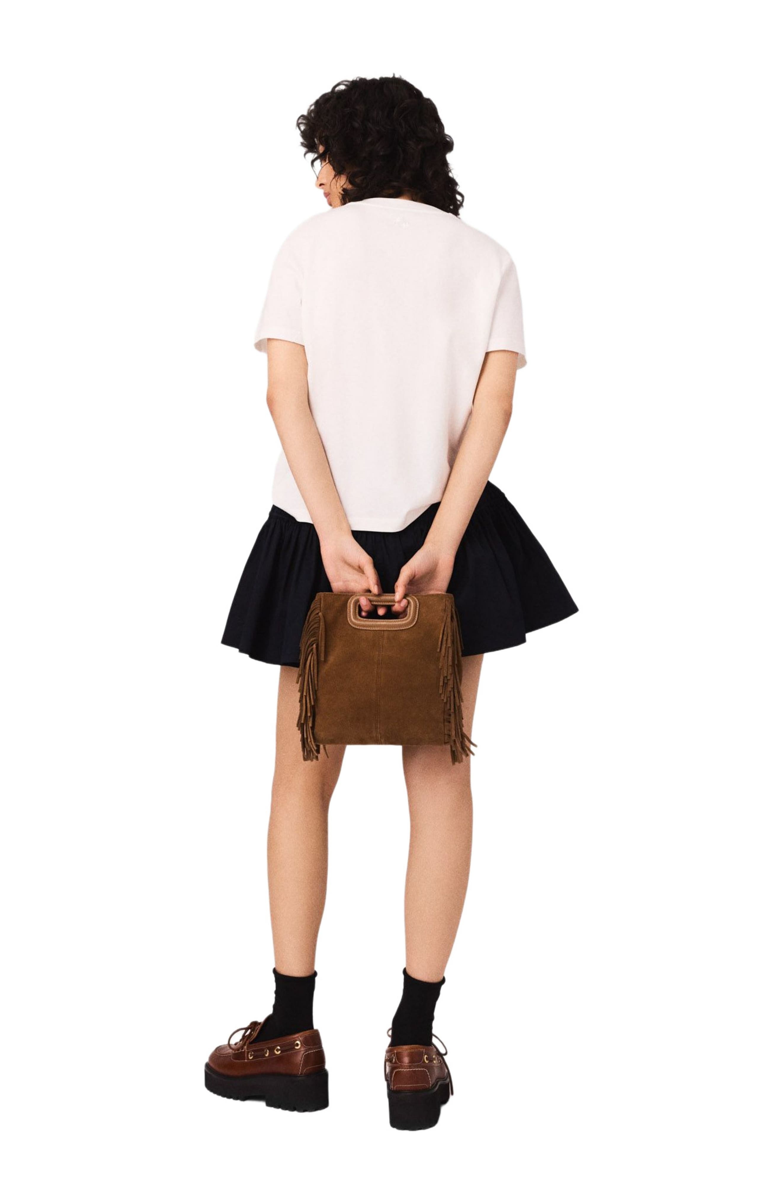 maje T-shirt with embroidered Paris logo in White at Nordstrom - 2
