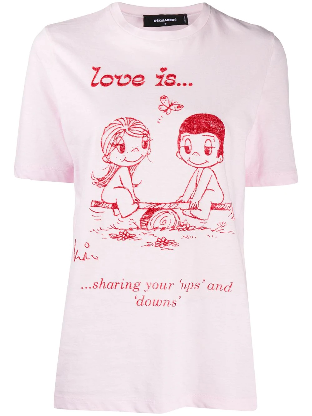 graphic-print short-sleeve T-shirt - 1