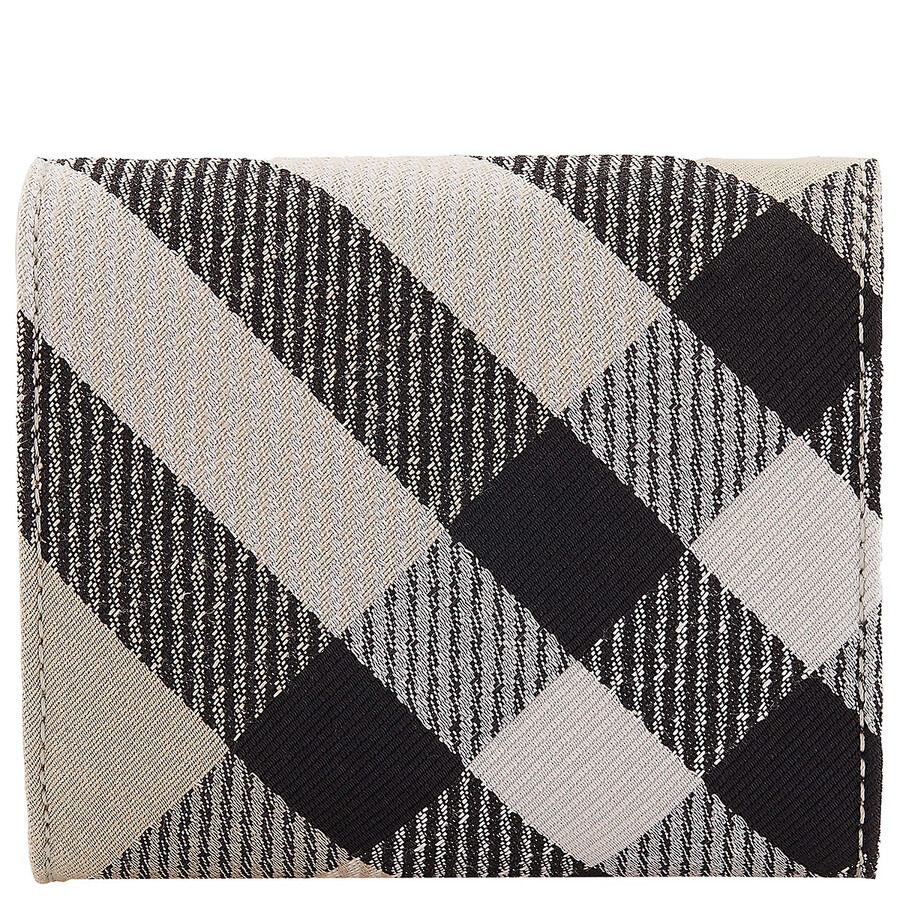Burberry Checked Leather Wallet - 4