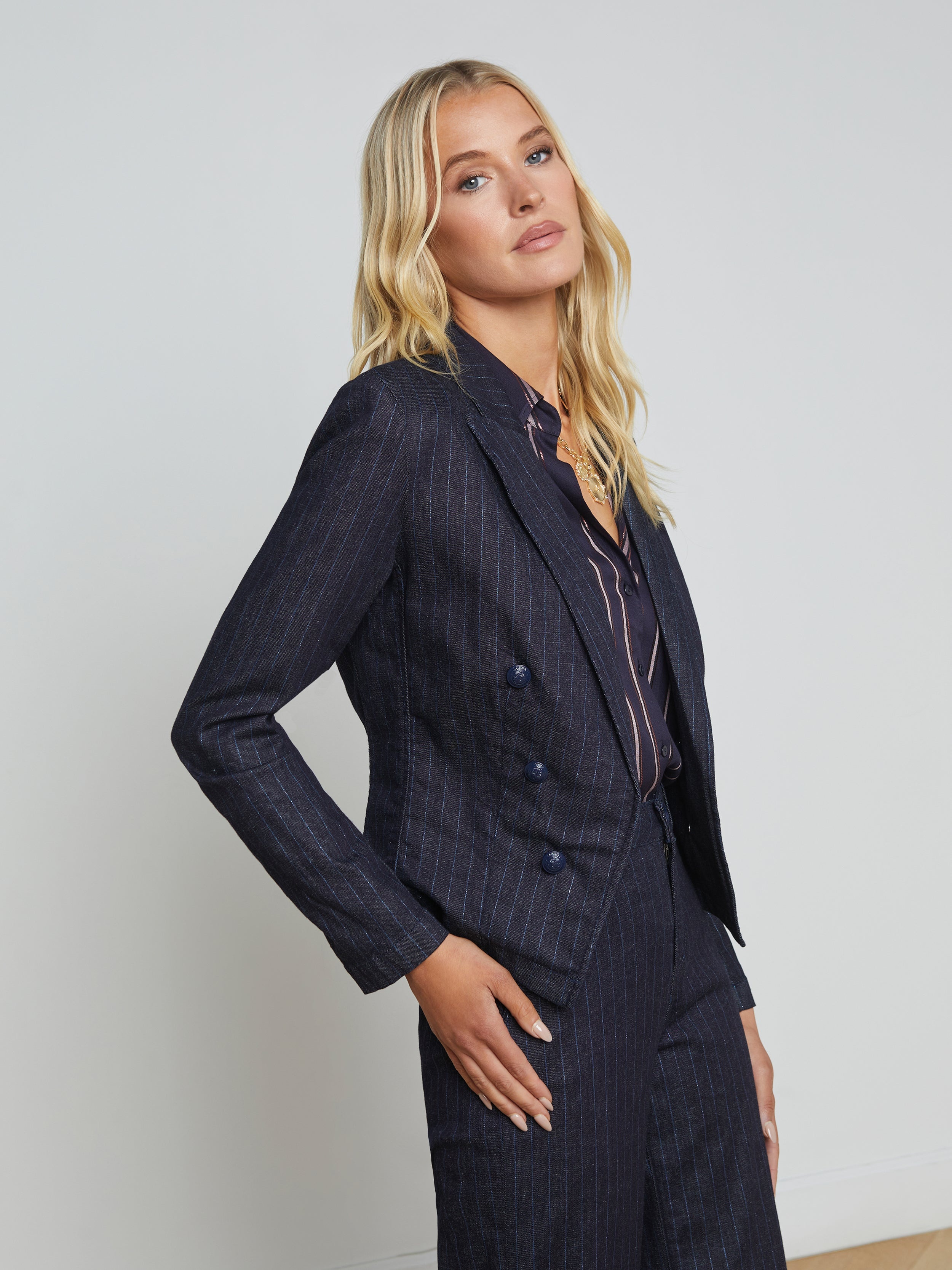 Wayne Open-Front Blazer - 4