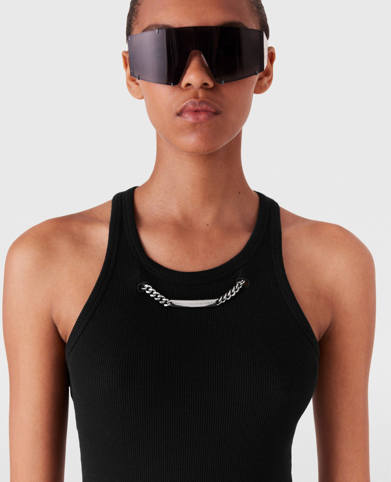 Logo Chain Midi Dress 4