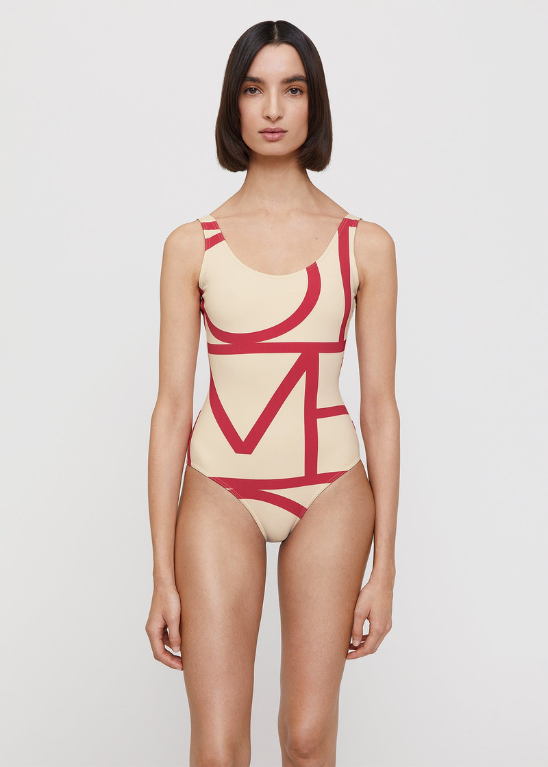 Monogram swimsuit cava 3