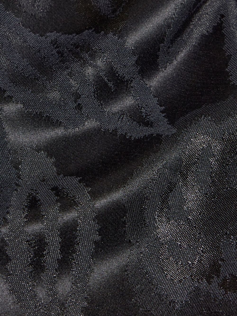 jacquard palazzo trousers - 3