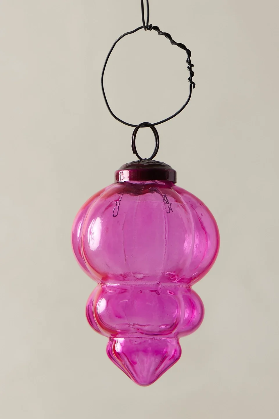 Teardrop Glass Ornament - 1