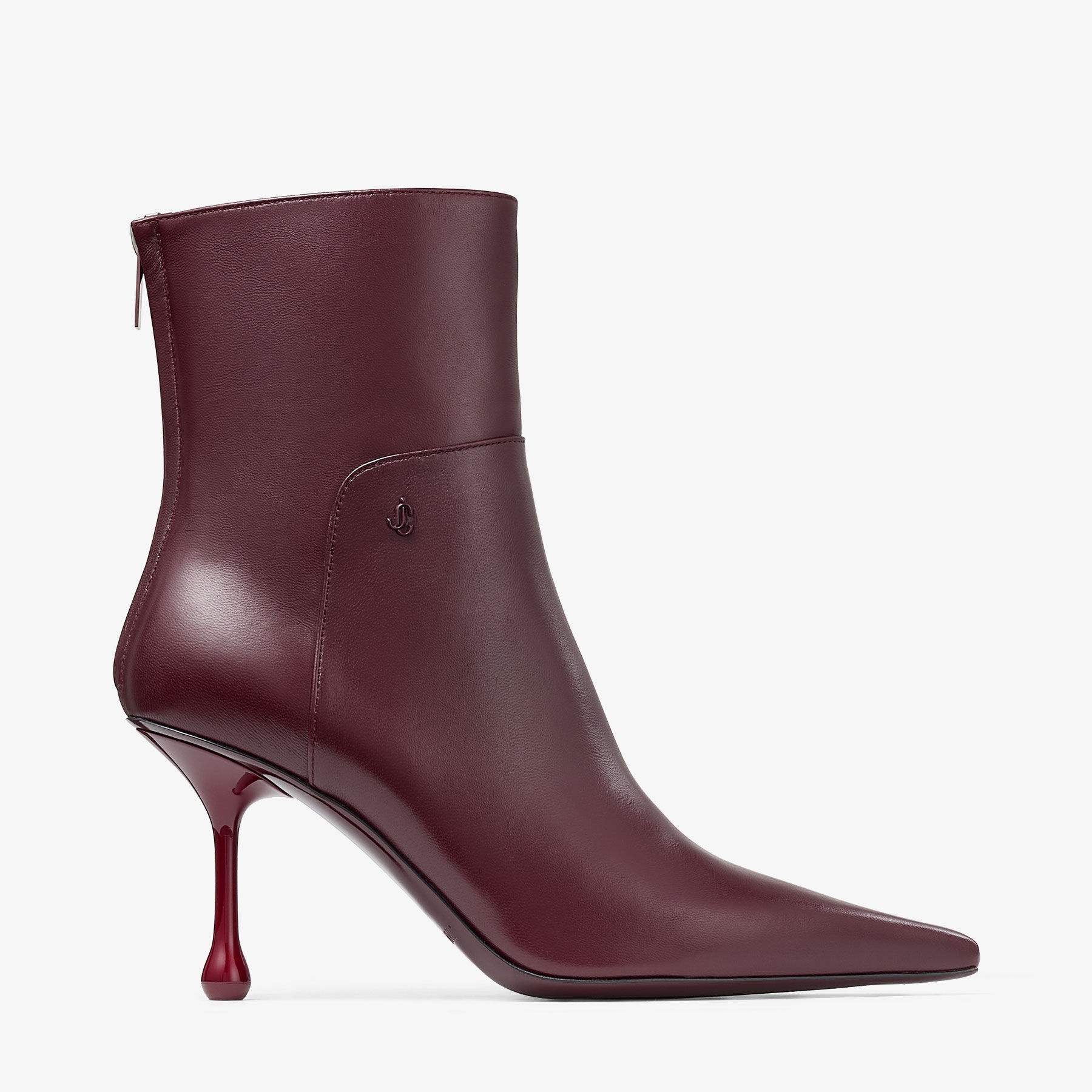 Cycas Ankle Boot 80
Garnet Black Nappa Leather Ankle Boots - 1