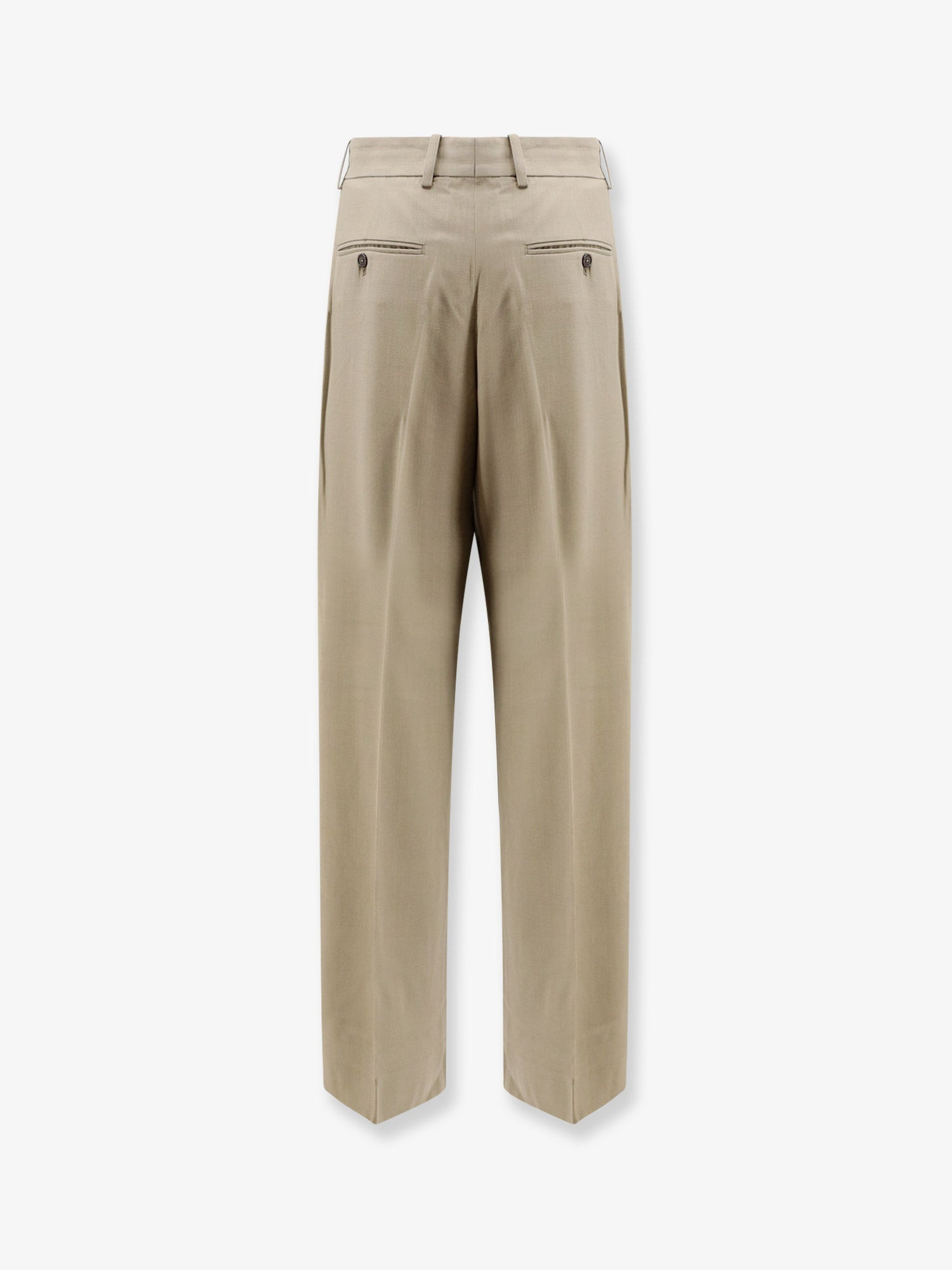 Viscose And Wool Trousers - 2