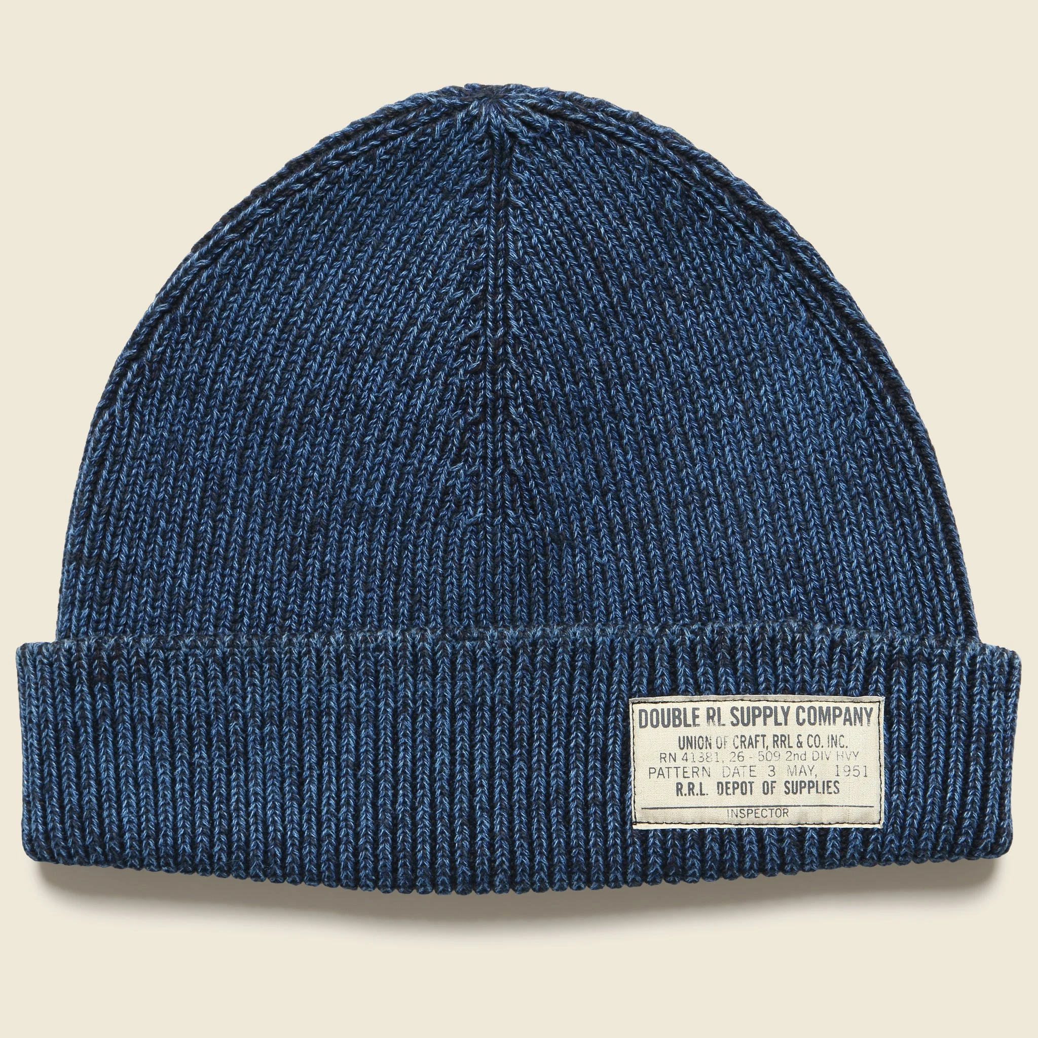 Cotton Watch Cap - Midnight Blue - 1