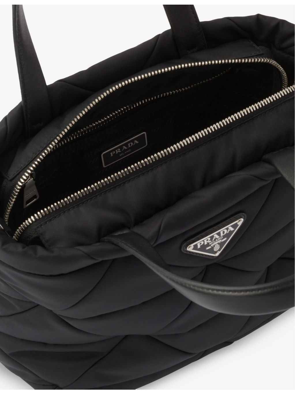 Padded Re-Nylon tote bag - 4