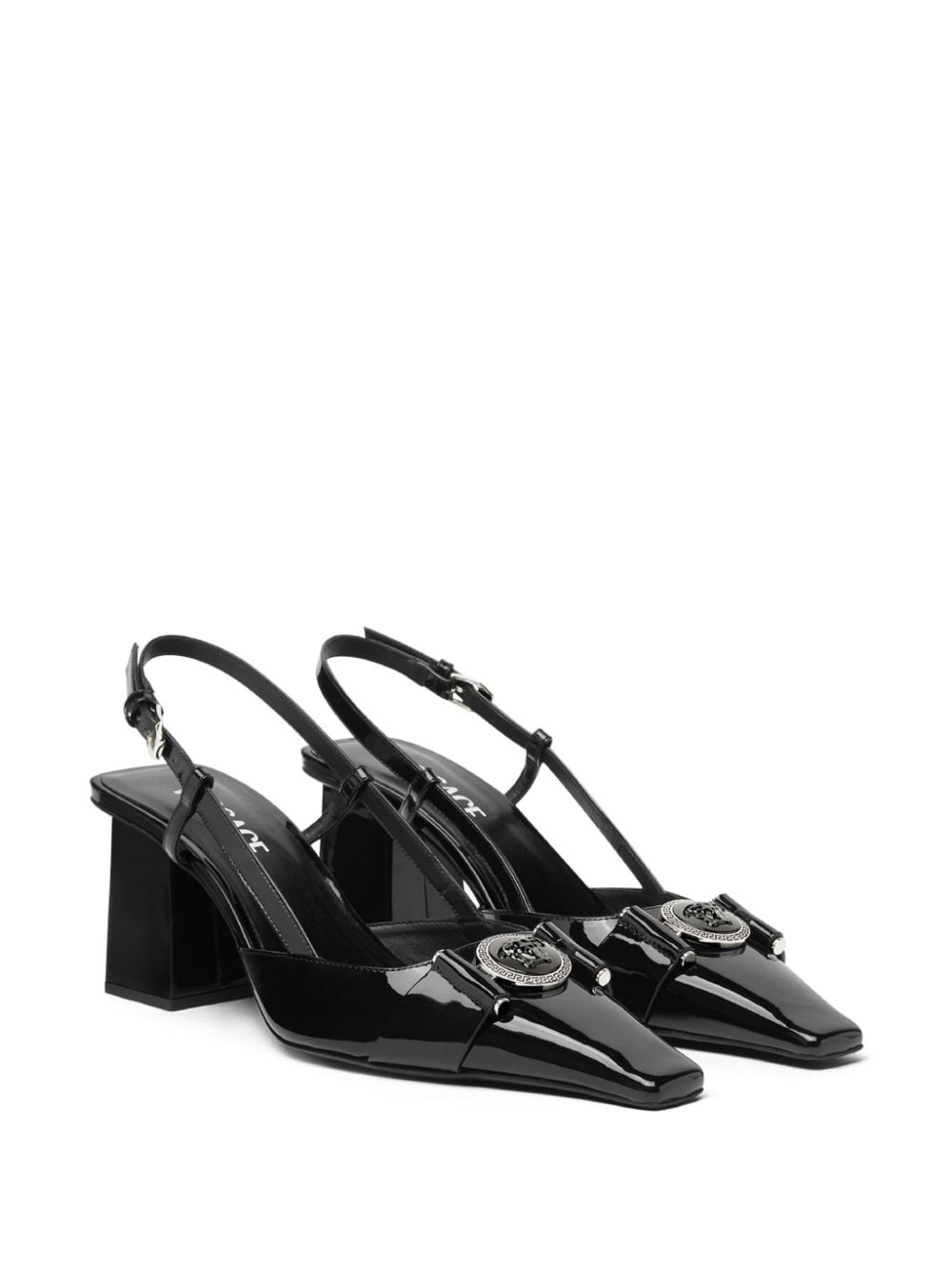 Medusa Head leather pumps - 2