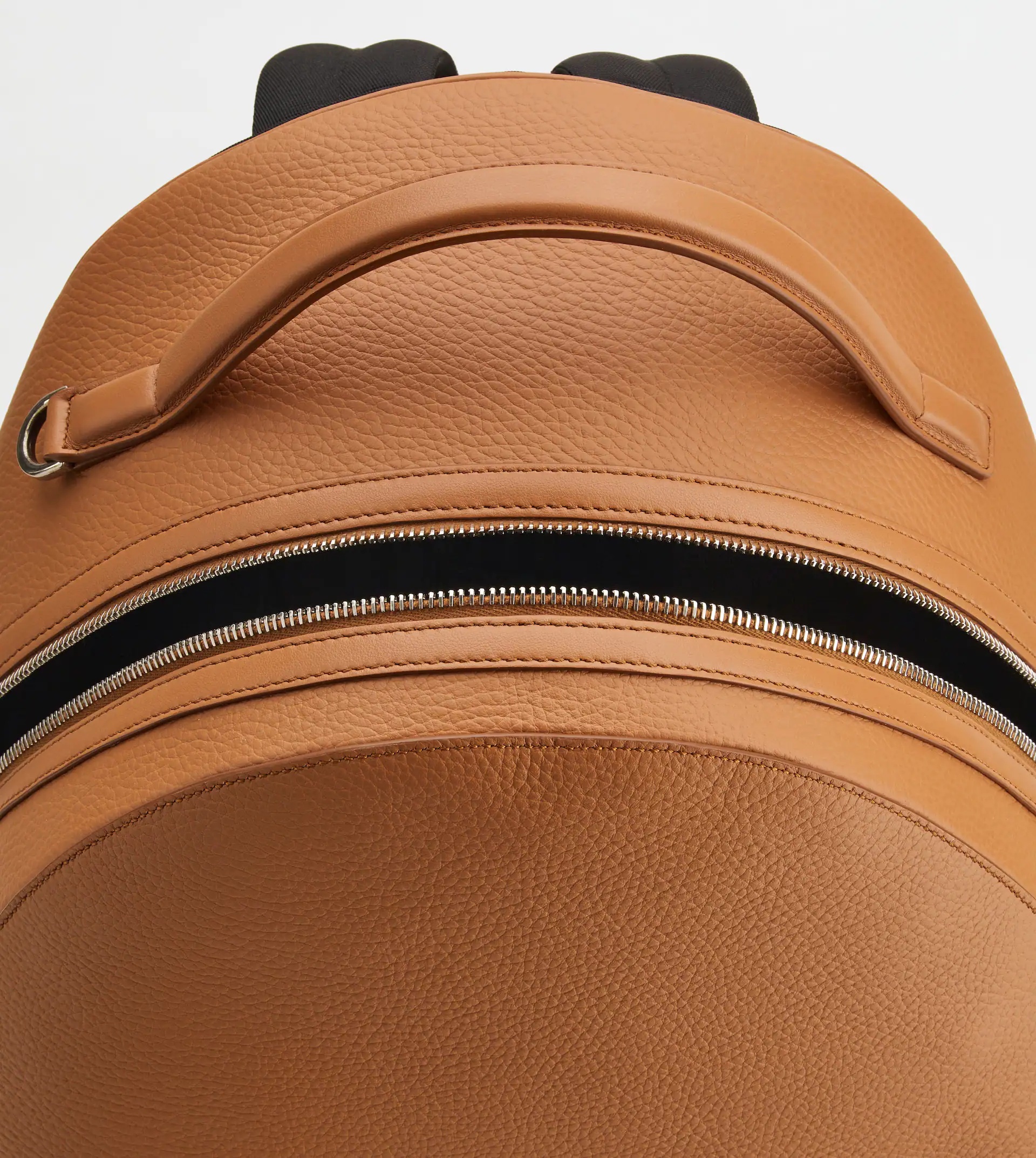BACKPACK IN LEATHER MEDIUM - BROWN 5