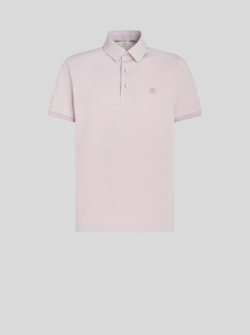 POLO SHIRT WITH EMBROIDERED PEGASO 1