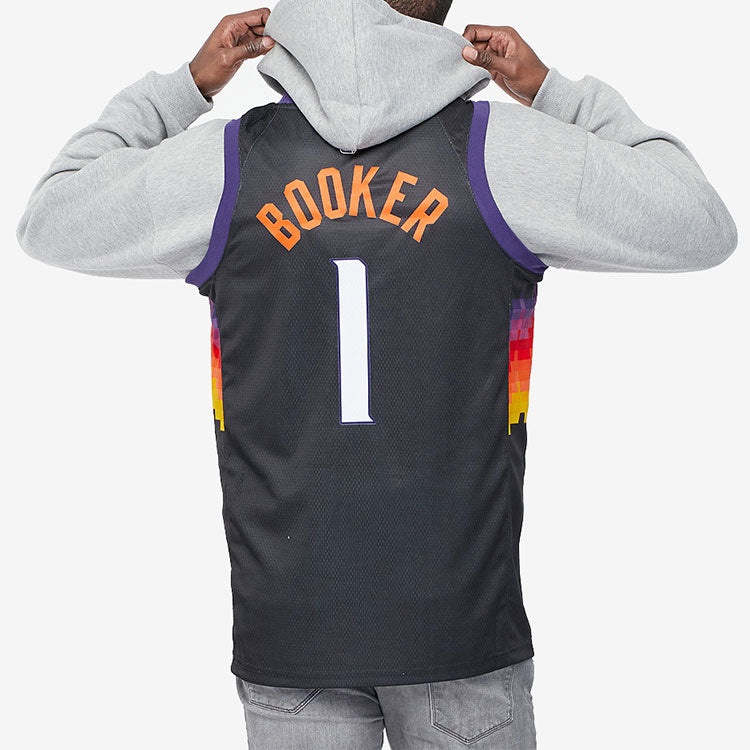 Nike NBA Retro Jersey Vest SW Fan Edition Phoenix Suns Devin Booker 1 Black CN1773-013 - 5