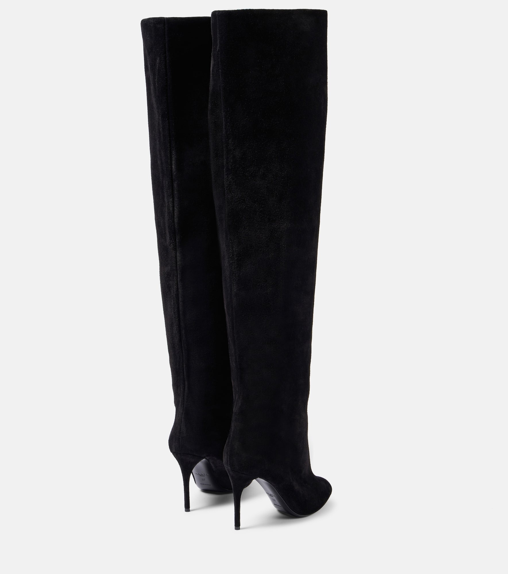 Decollete Cuissardes suede knee-high boots - 2