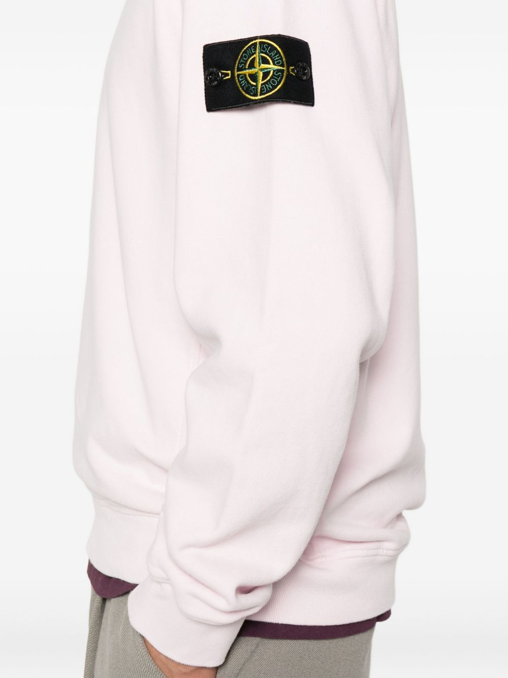 logo-patch crew-neck sweatshirt - 5