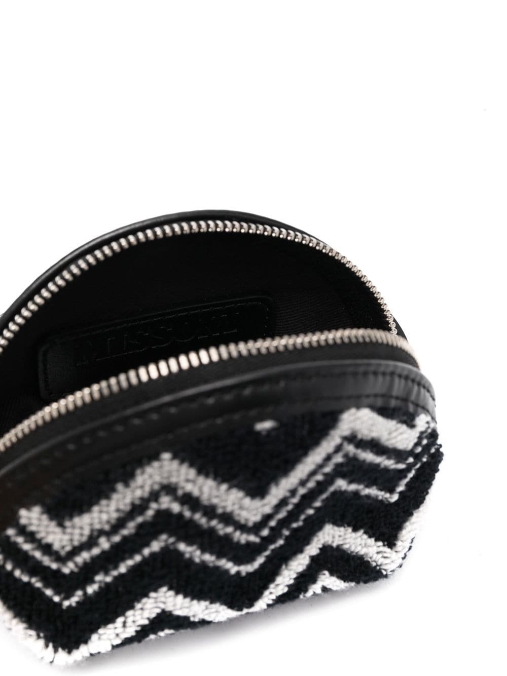 zigzag-pattern cosmetic bag - 3