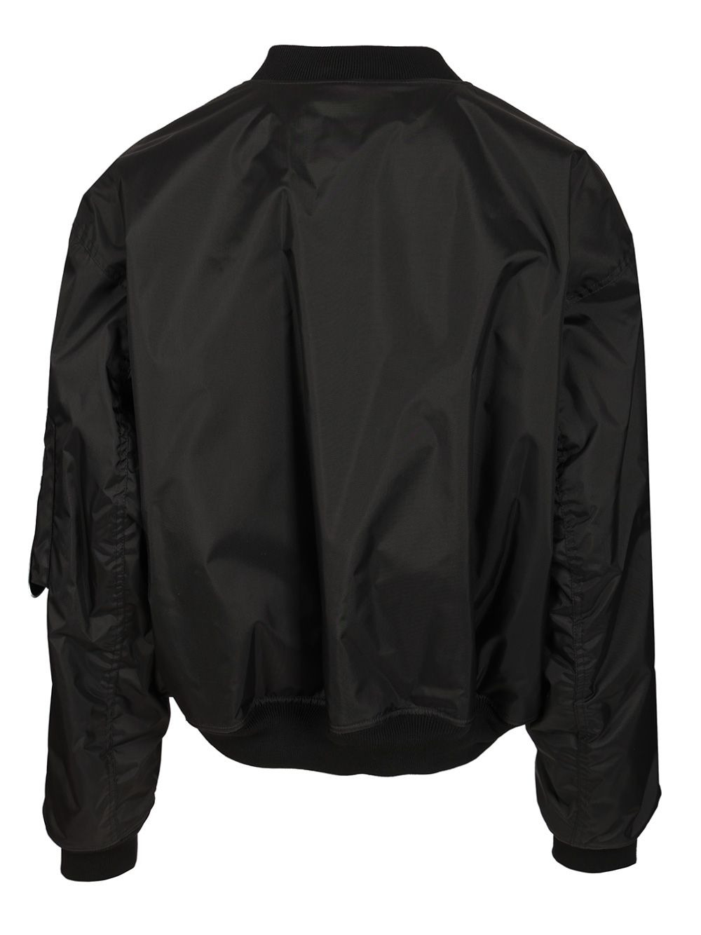 Large Fit Bomber In Nylon Jackets Black - 2
