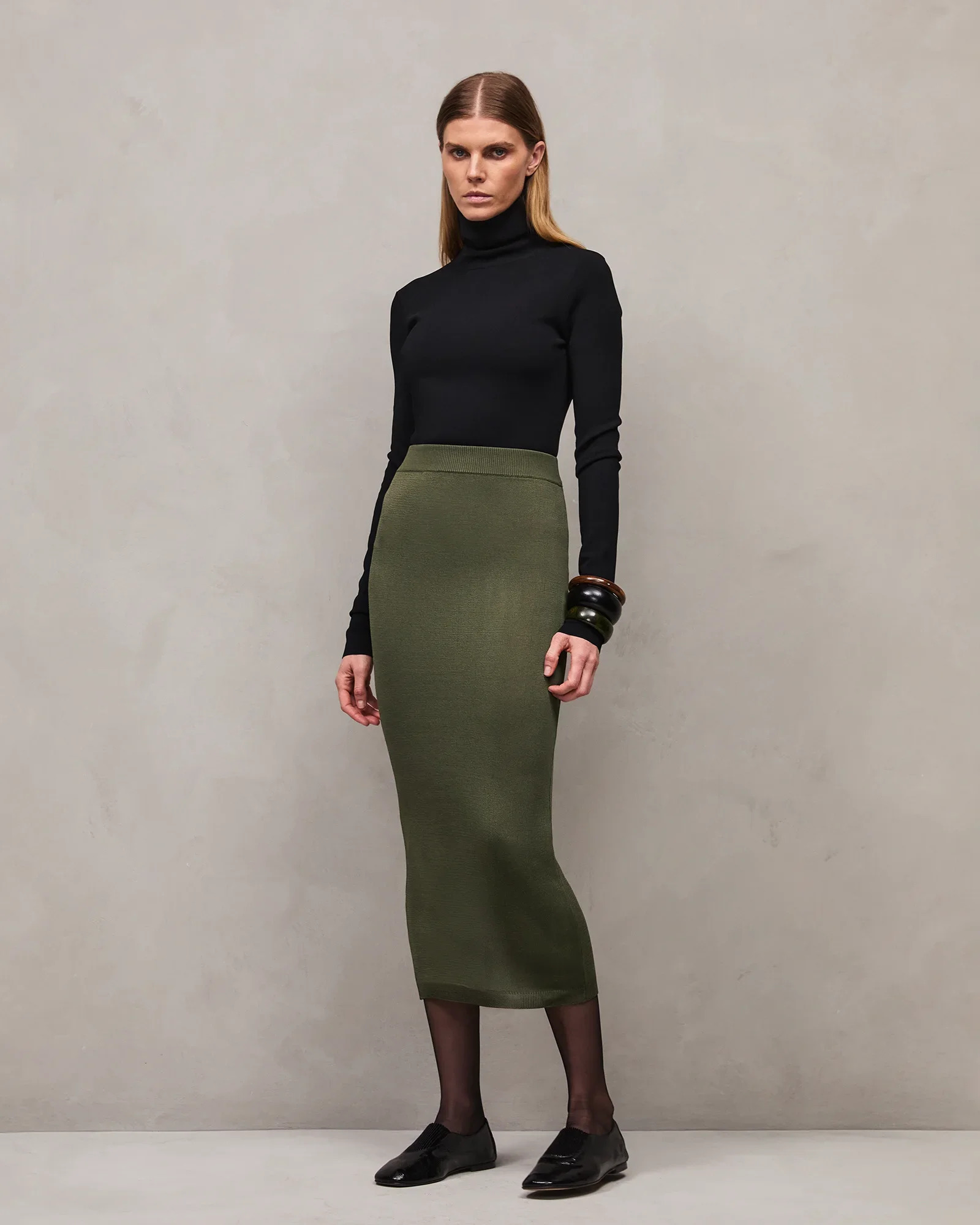 MIDI SKIRT MOSS - 2