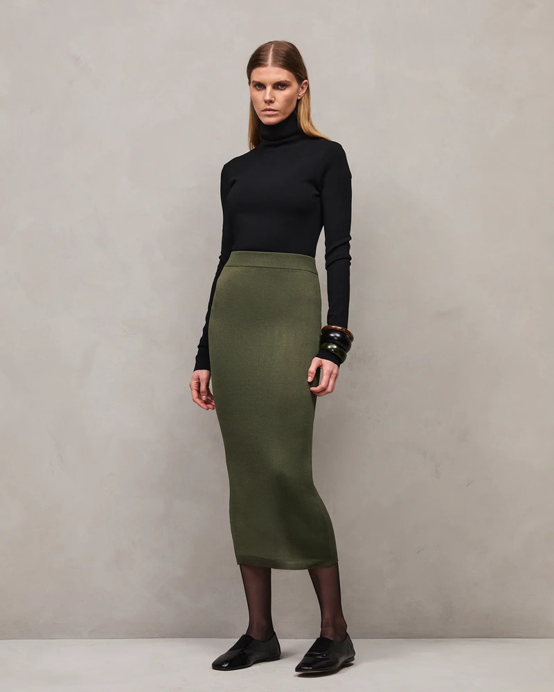 entire studios MIDI SKIRT MOSS outlook