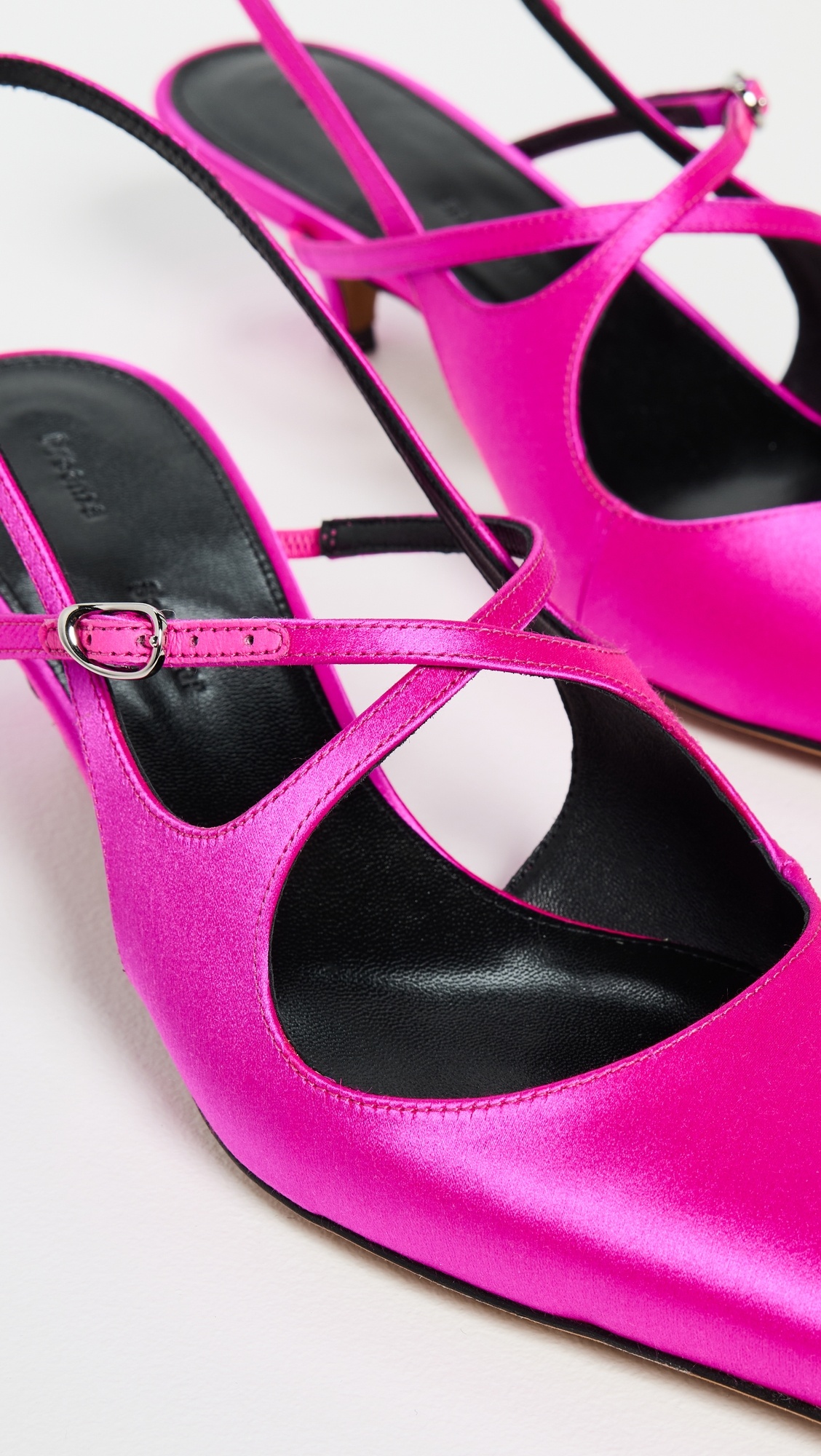 Slash Crossover Slingback Pumps - 5