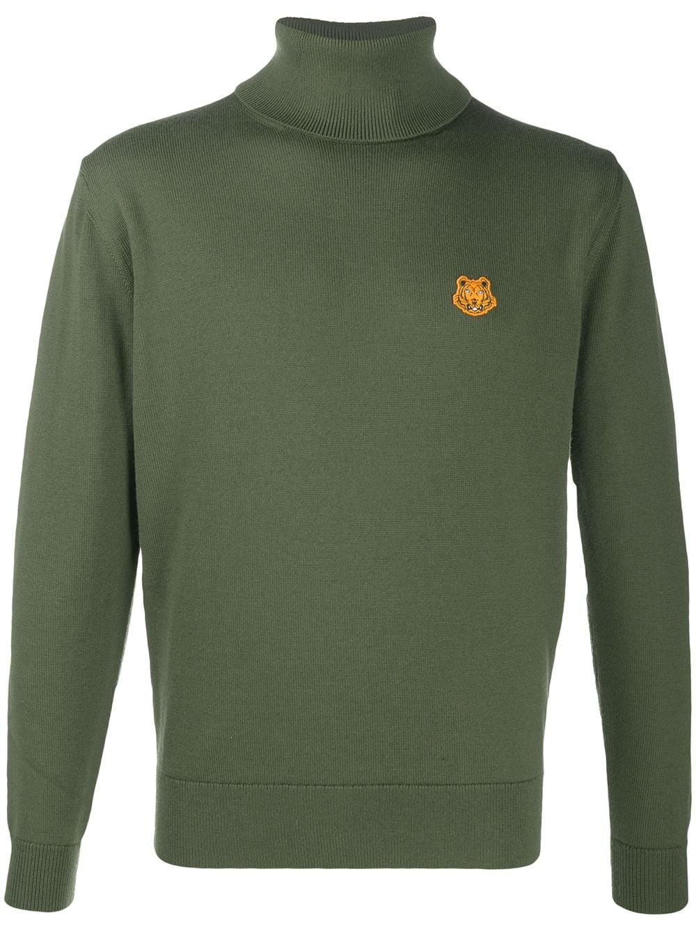 Tiger Crest roll-neck jumper - 1