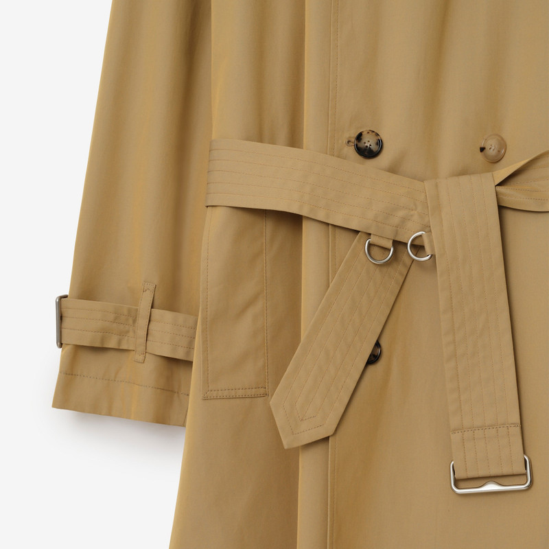 Long Gabardine Trench Coat 6