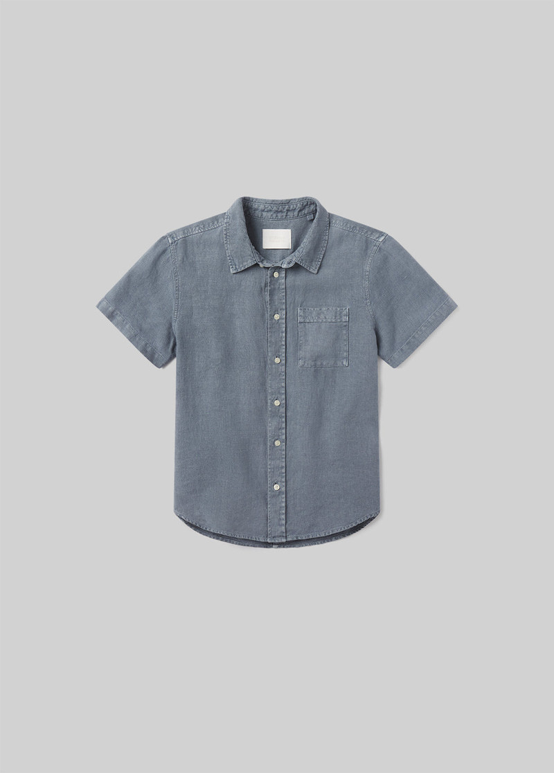 Citizens of Humanity Short Sleeve Pocket Cairo Shirt
In Stone Blue outlook