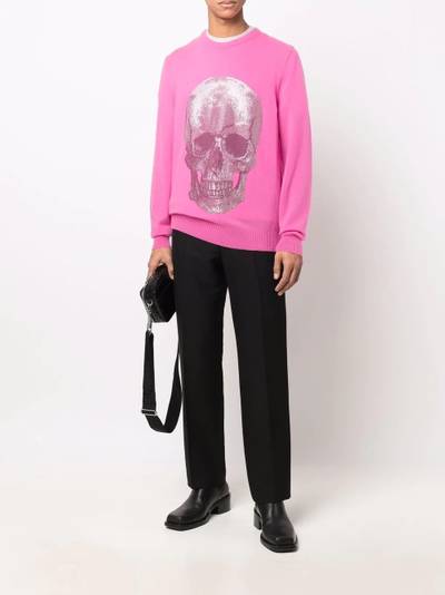 PHILIPP PLEIN Iconic Skull crewneck sweater outlook
