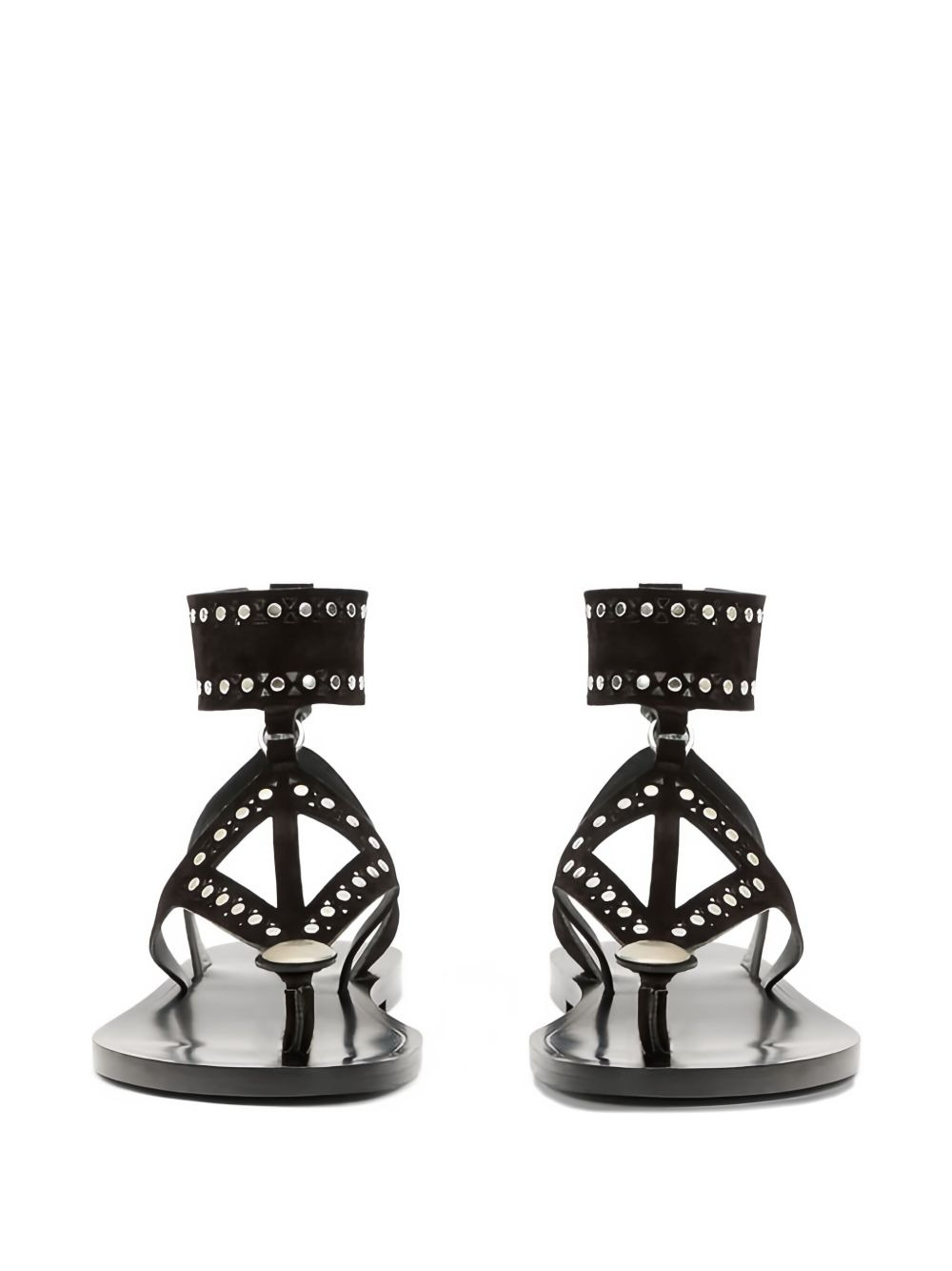 studded ankle-strap sandals - 3