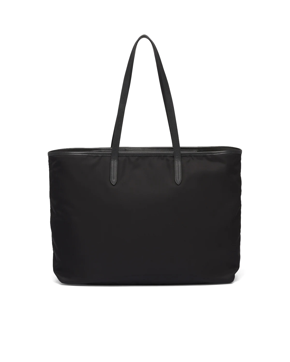 Saffiano leather and nylon tote - 4