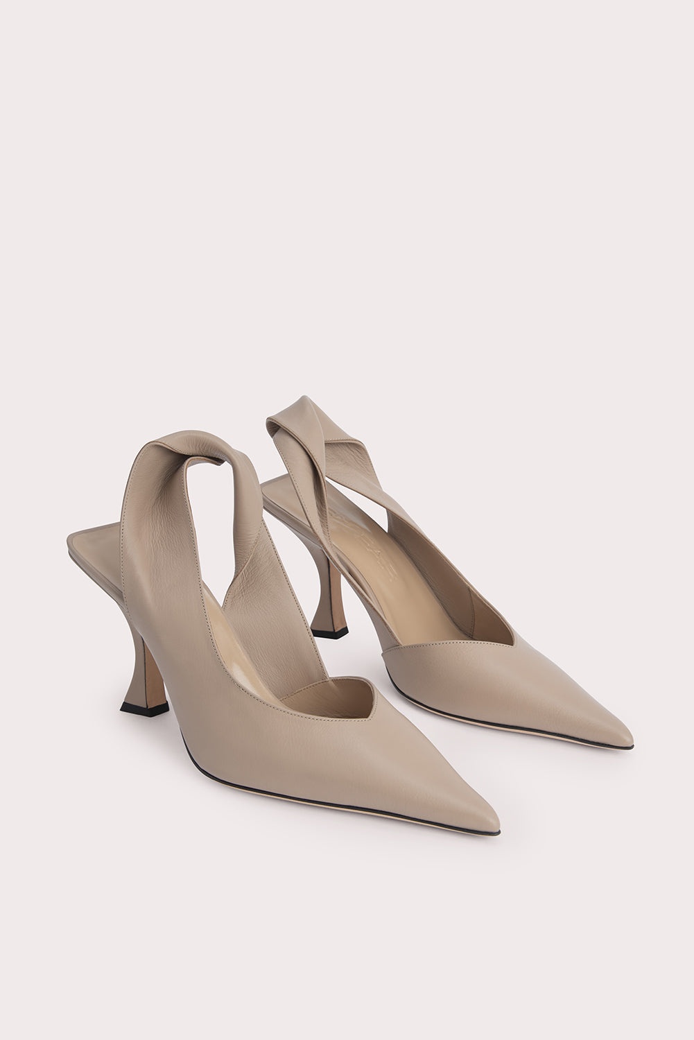 YASHA TAUPE NAPPA LEATHER - 2