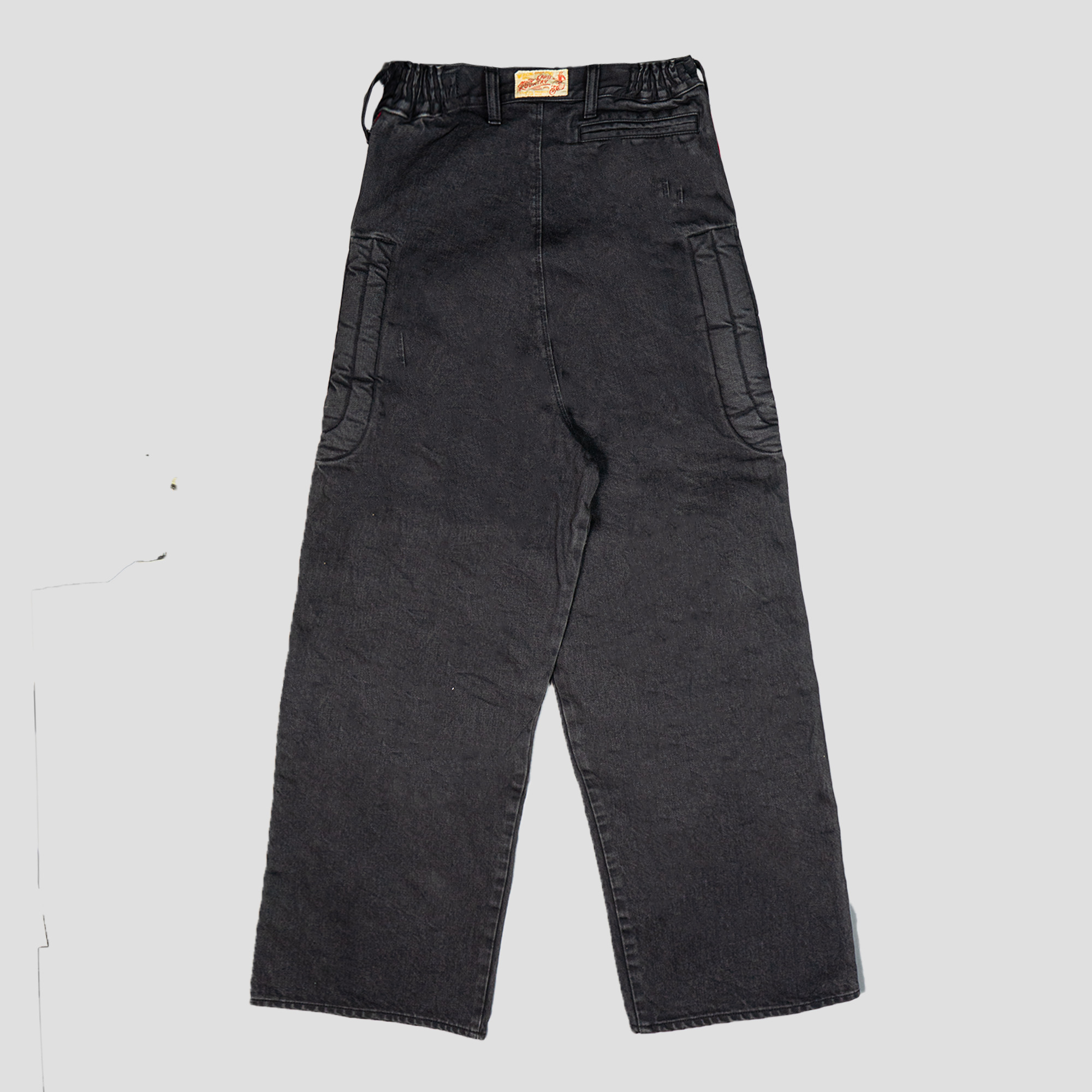 14oz BLACK DENIM KOUNTRY MOTORCROSS PANTS "TODOTERRENO" - 2