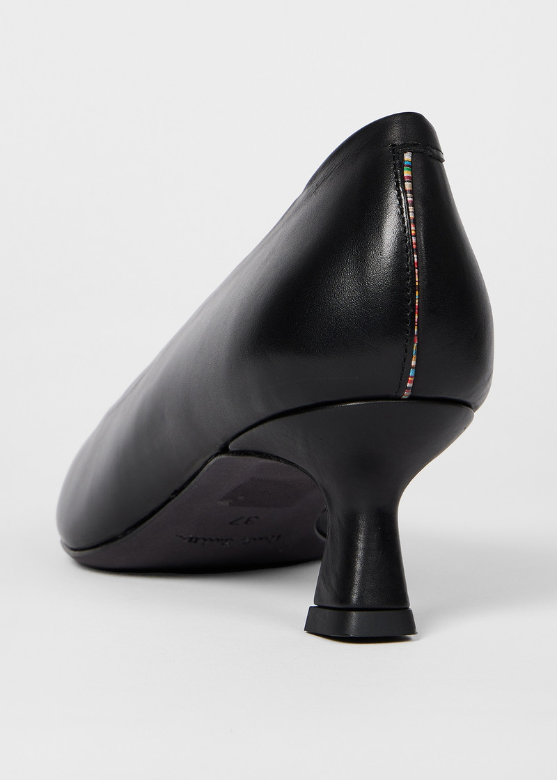 Women's Black 'Sonora' Heel Court Shoes 5