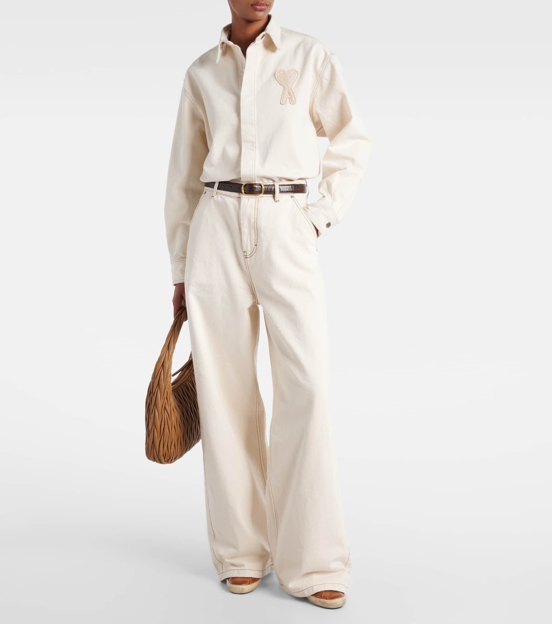 High-rise wide-leg jeans - 2