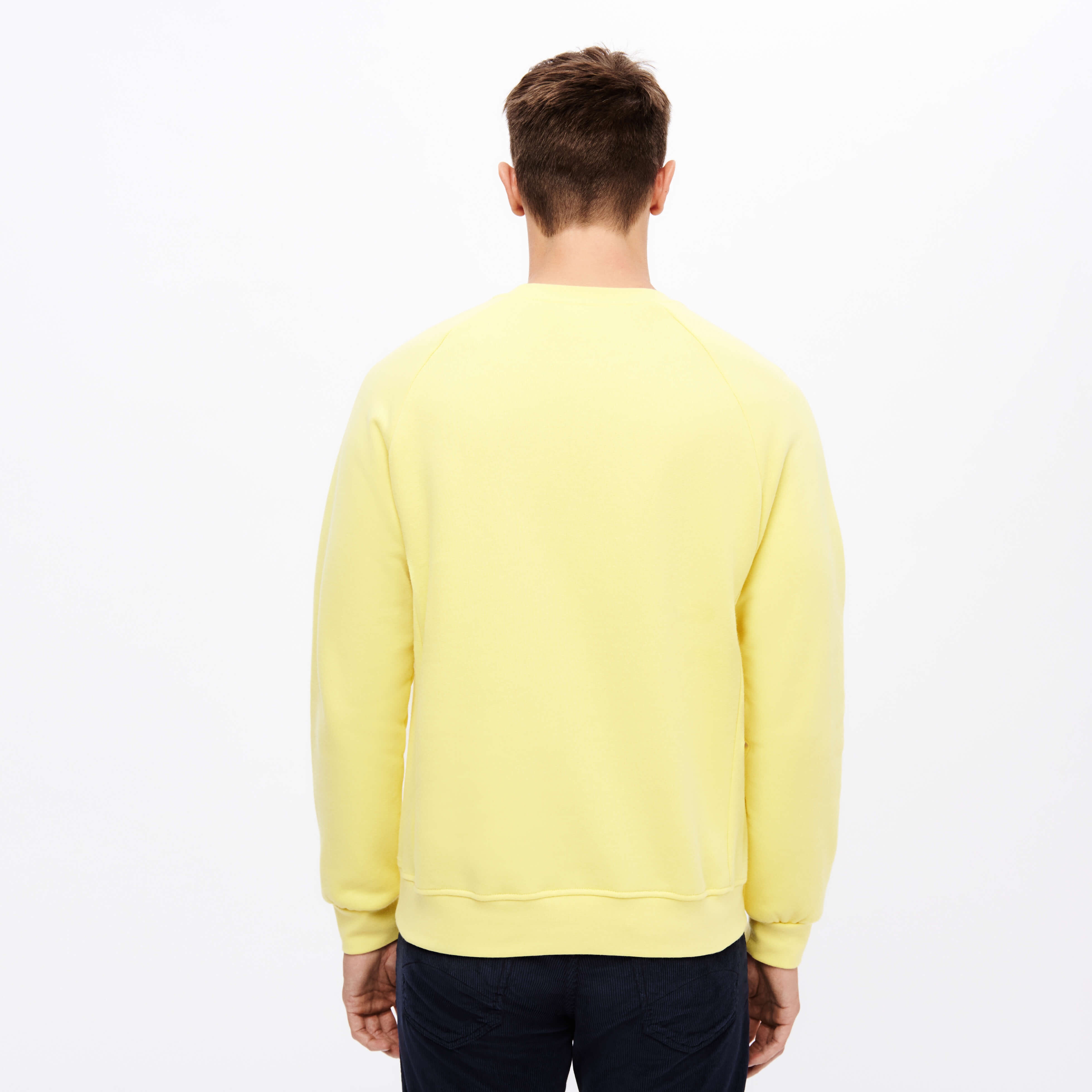 Men Cotton Sweatshirt Turtle Skier Snow and Sun - 4