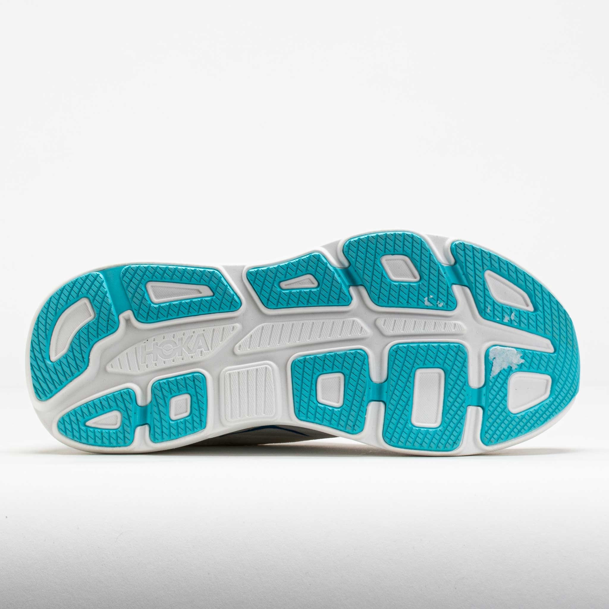 HOKA Bondi 9 Men's White/HOKA Blue - 4