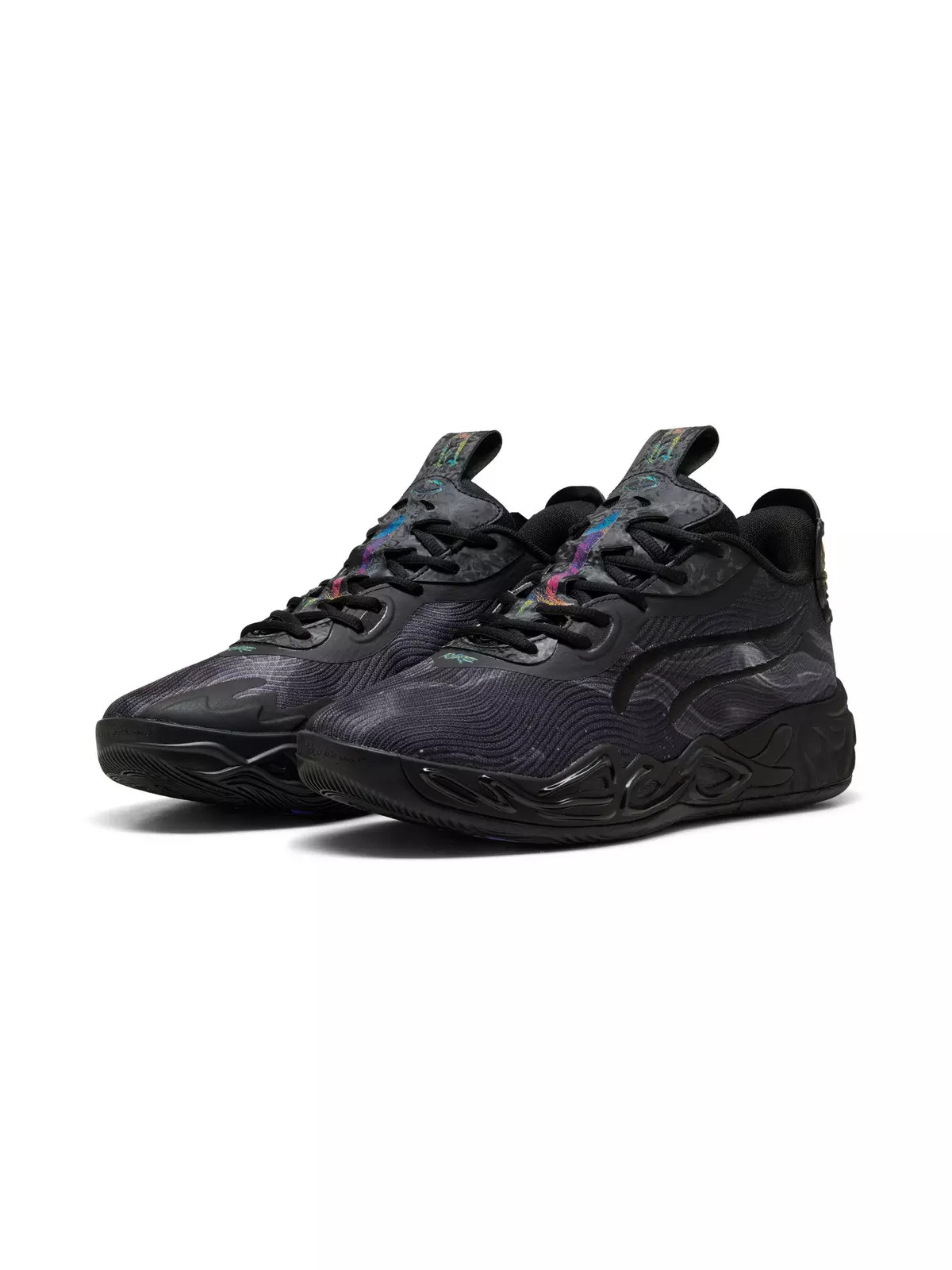 PUMA x LAMELO BALL MB.04 "Black/Dark Amethyst" Men's Basketball Shoe - 5