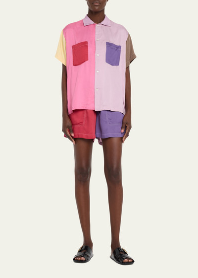 BODE Buckaround Colorblock Shirt outlook