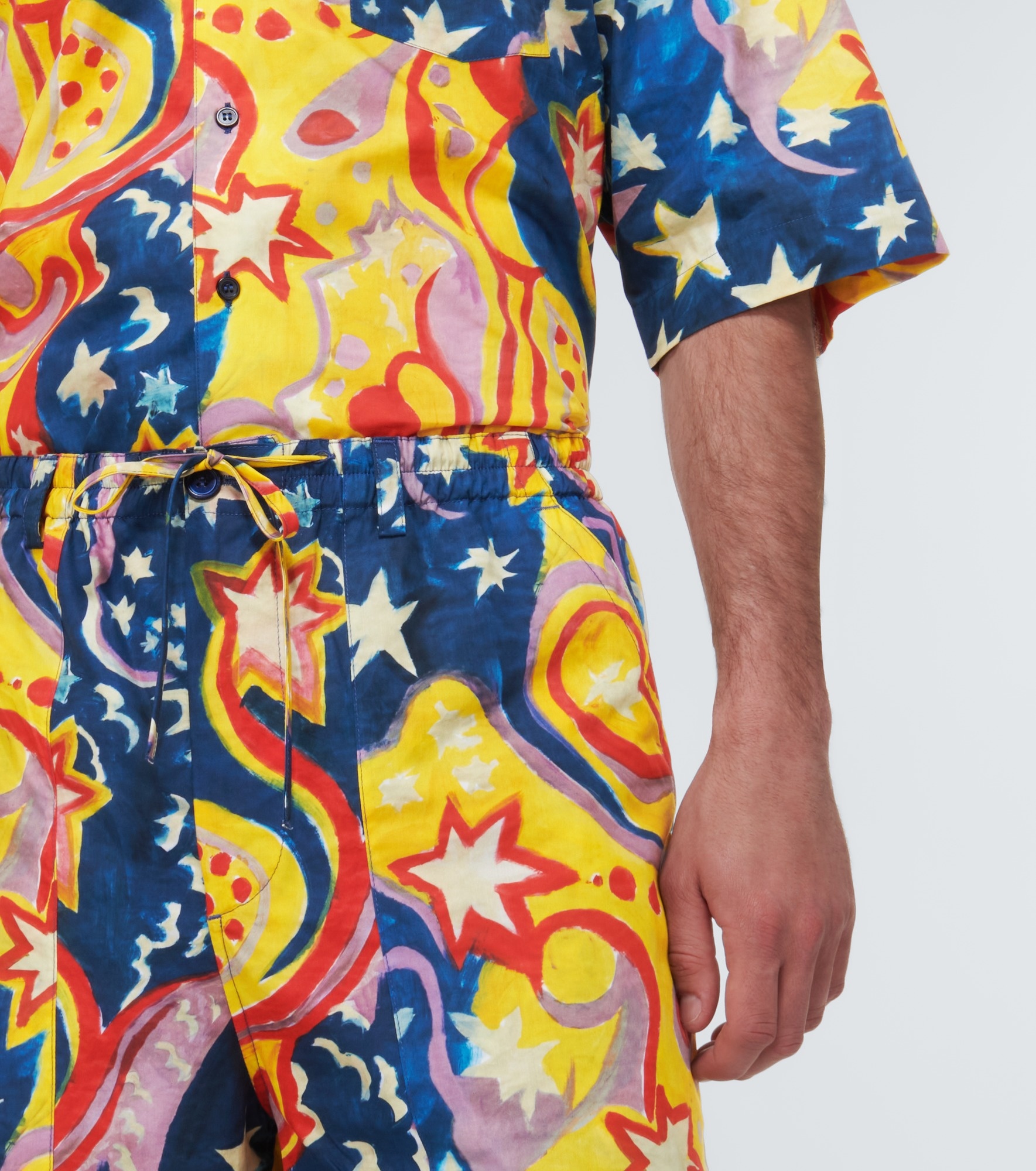 x No Vacancy Inn printed cotton shorts - 5