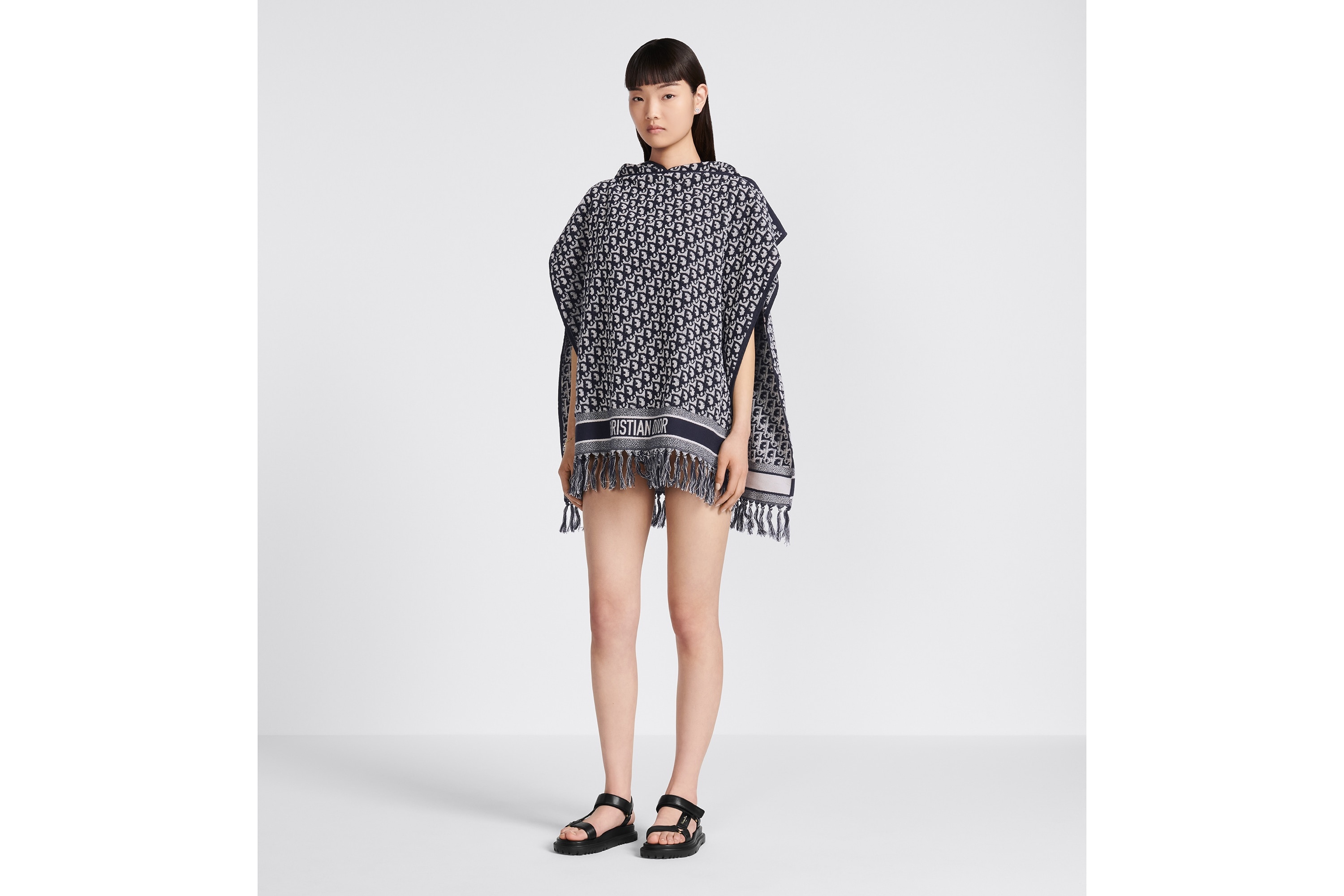 Dior Oblique Hooded Poncho - 2