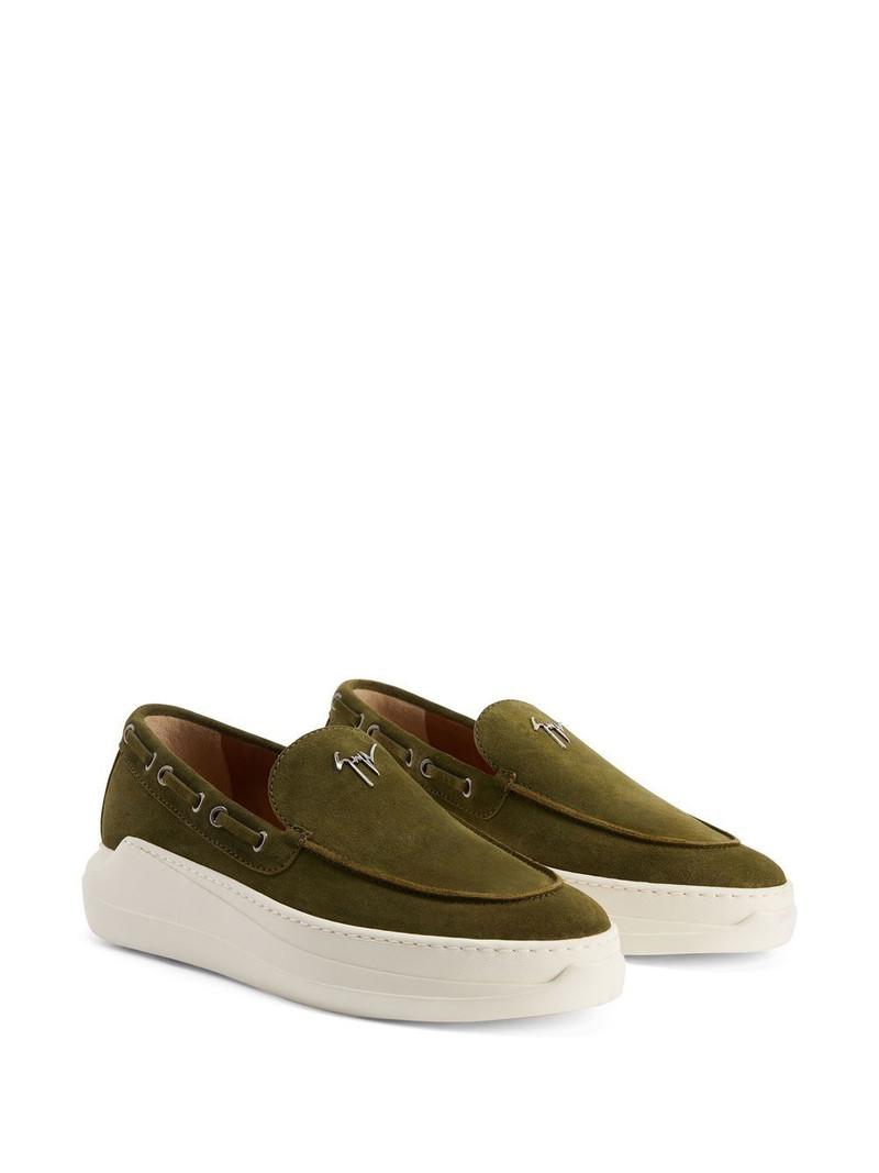 Giuseppe Zanotti Conley suede derby shoes outlook