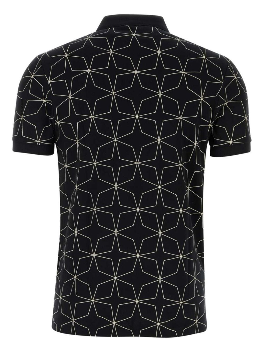 geometric-print polo shirt - 2