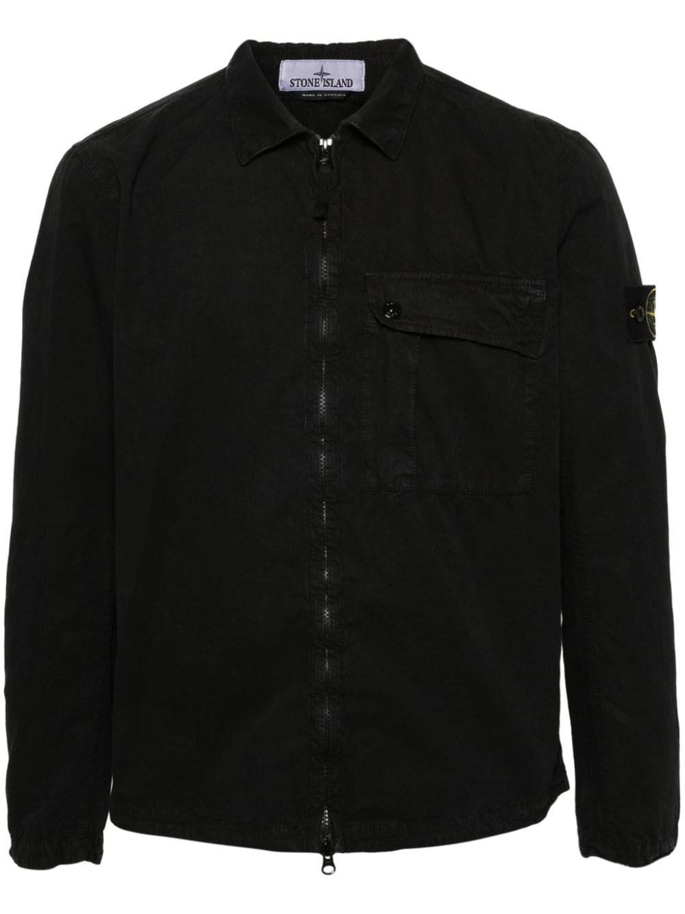 Stone Island Compass cotton shirt jacket | farfetch | REVERSIBLE
