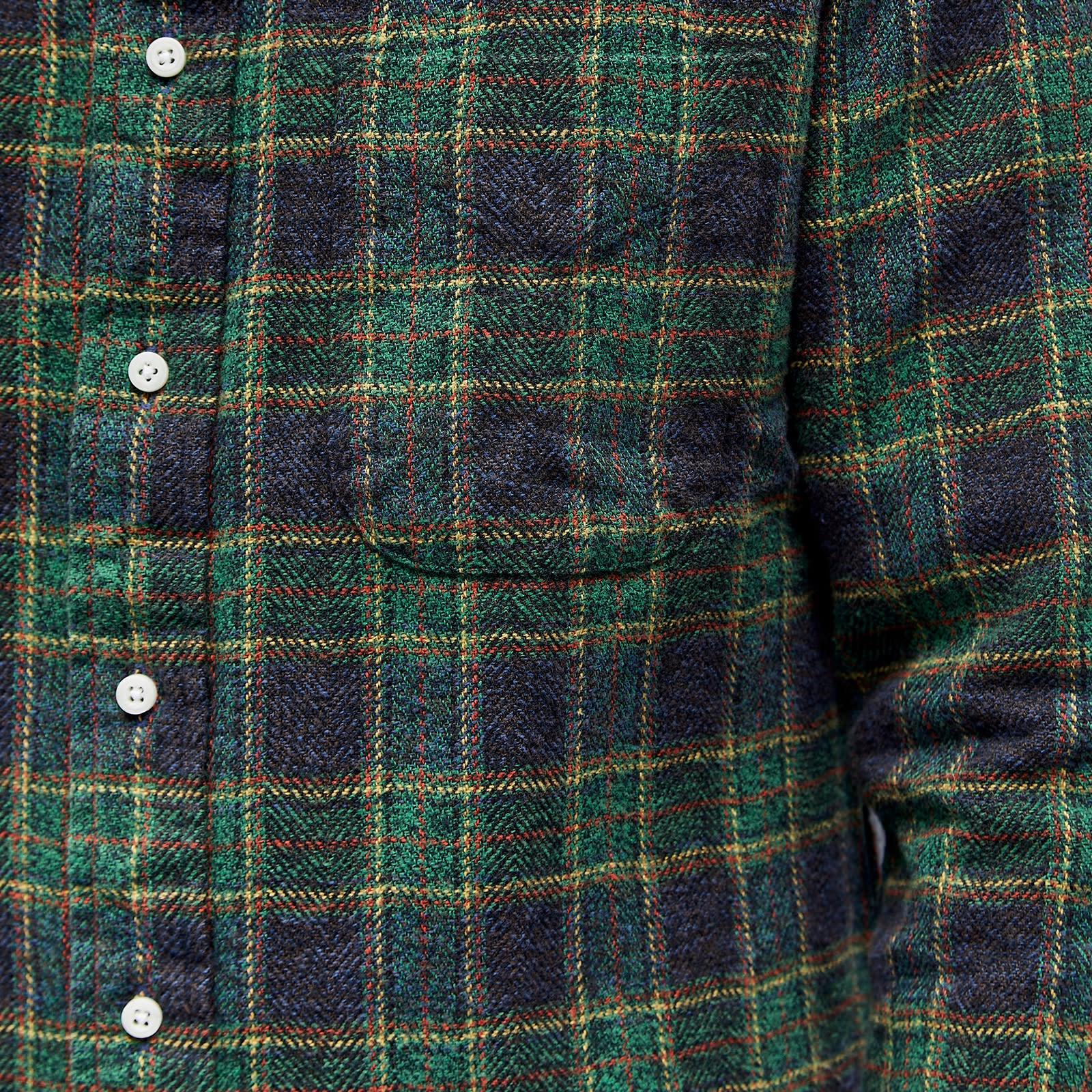 Gitman Vintage Button Down Tweed Check Shirt - 5