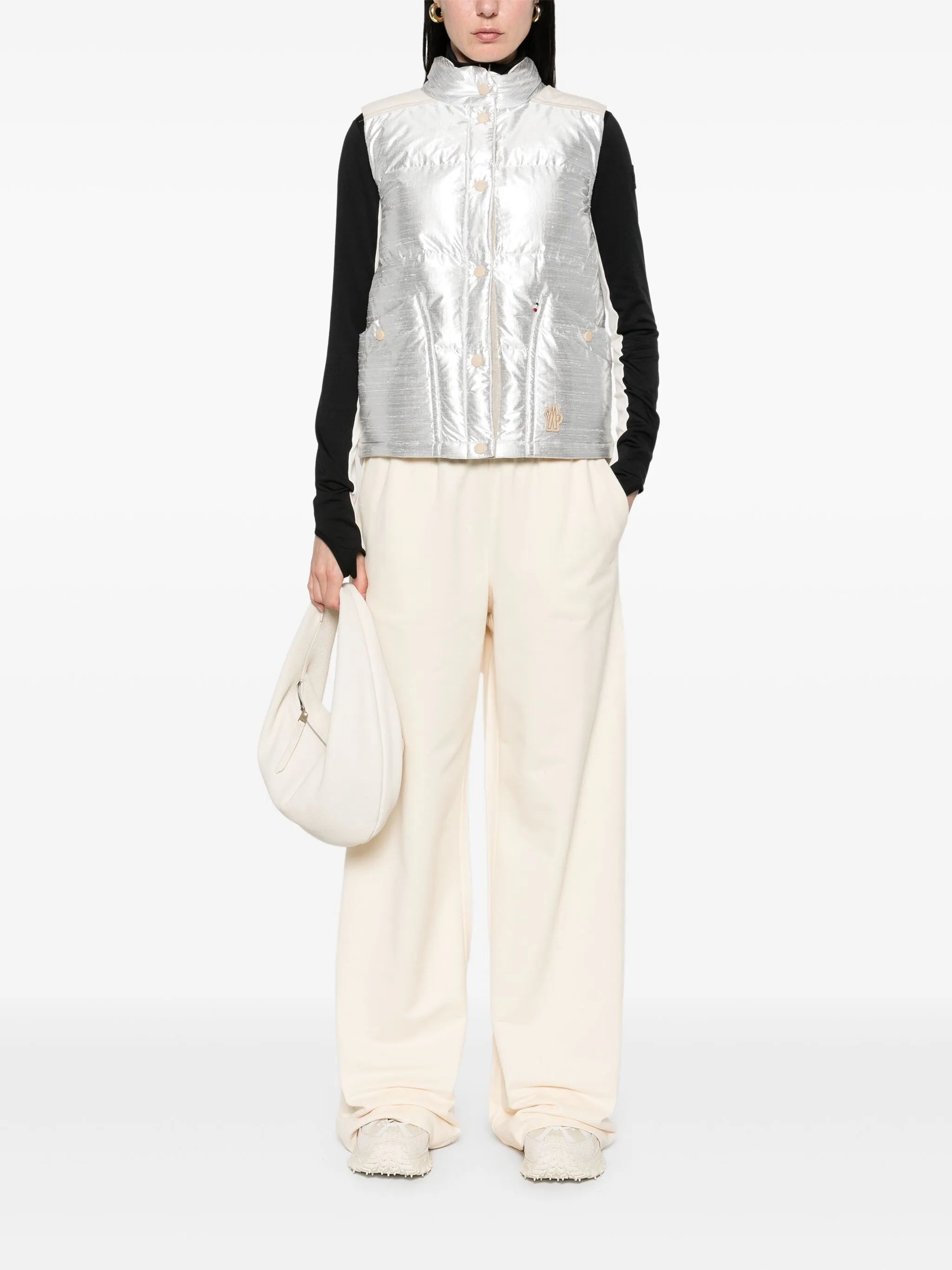 Cotton Wide-leg Track Pants - 4