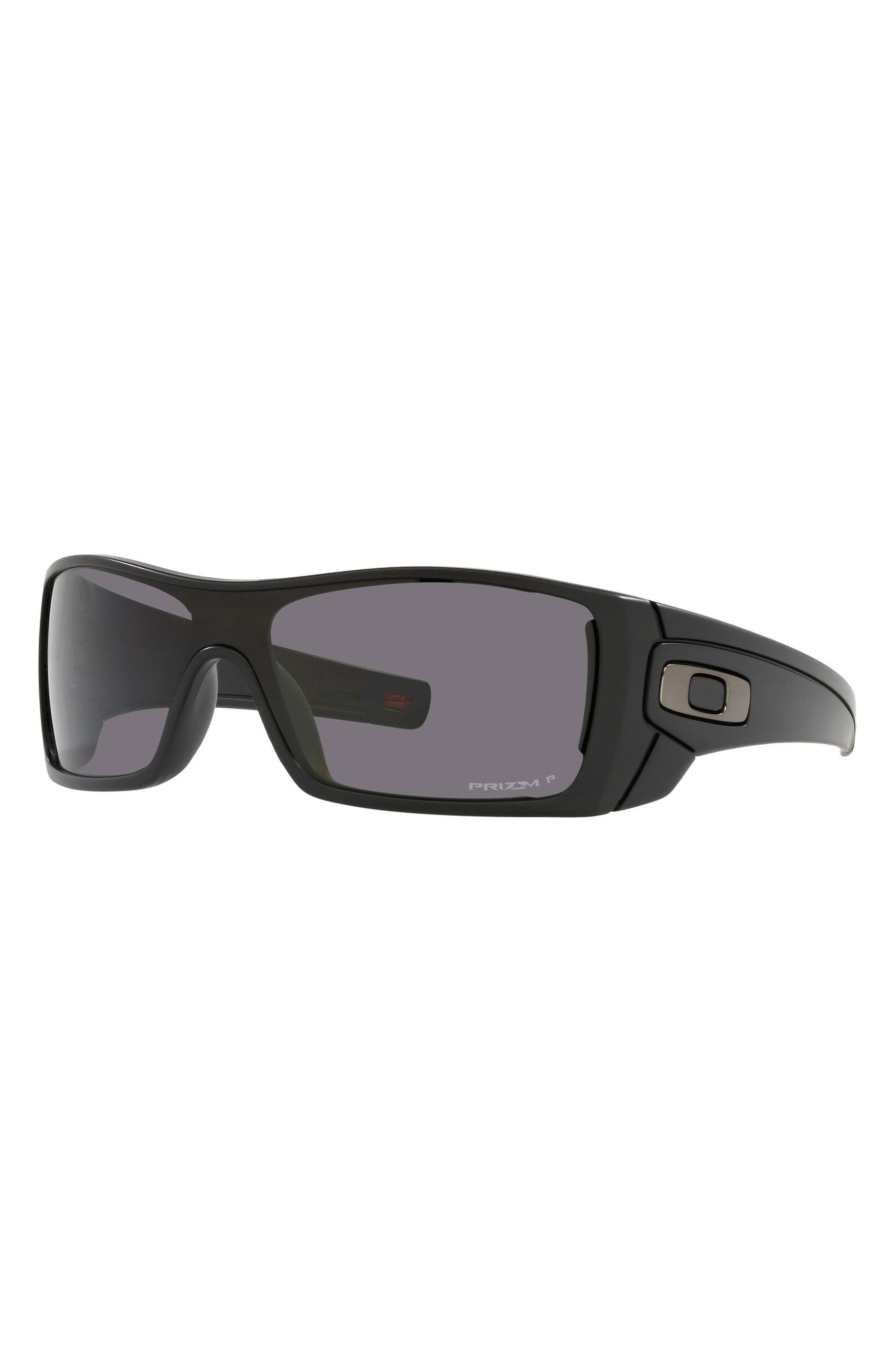 Oakley Rectangle Sunglasses in Matte Black/Prizm Grey at Nordstrom - 3