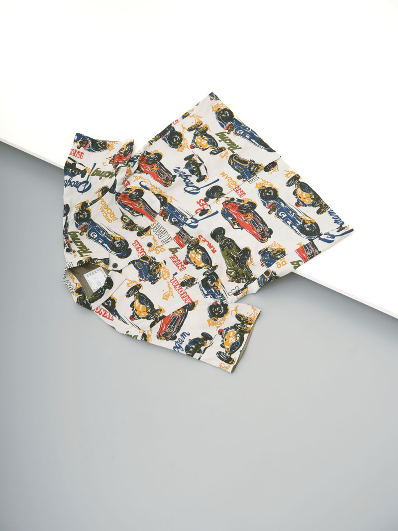 sacai Car Race / Tropical Print Shirt outlook